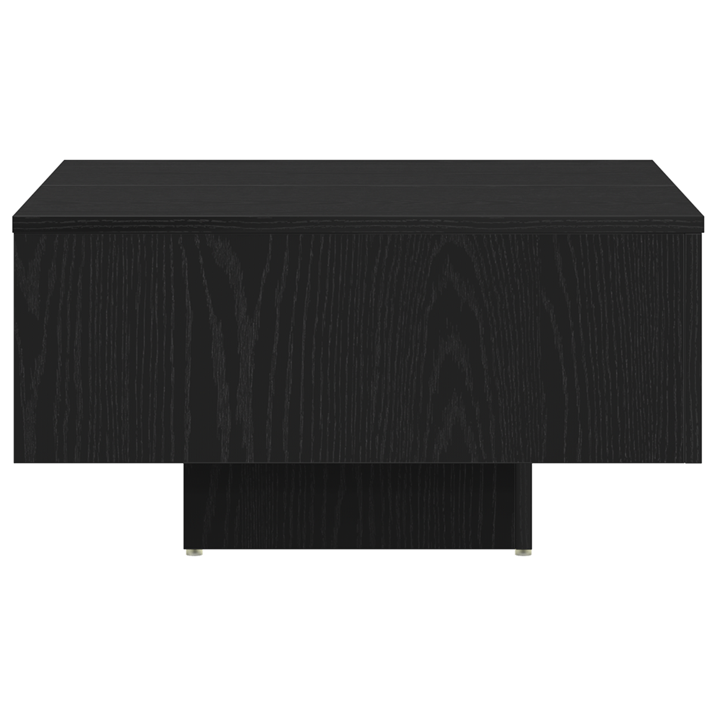 Kaffebord I Sort Eg 60X60X31,5 Cm I Konstrueret Træ