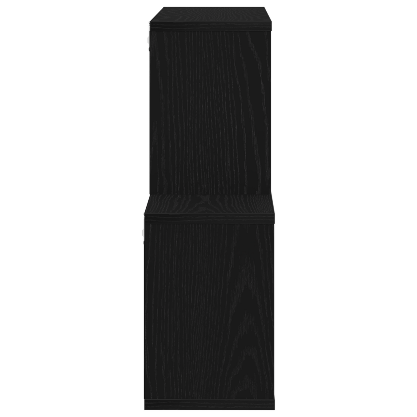 Sort Eg Vægskab 76X15X53 Cm Lavet Af Konstrueret Træ