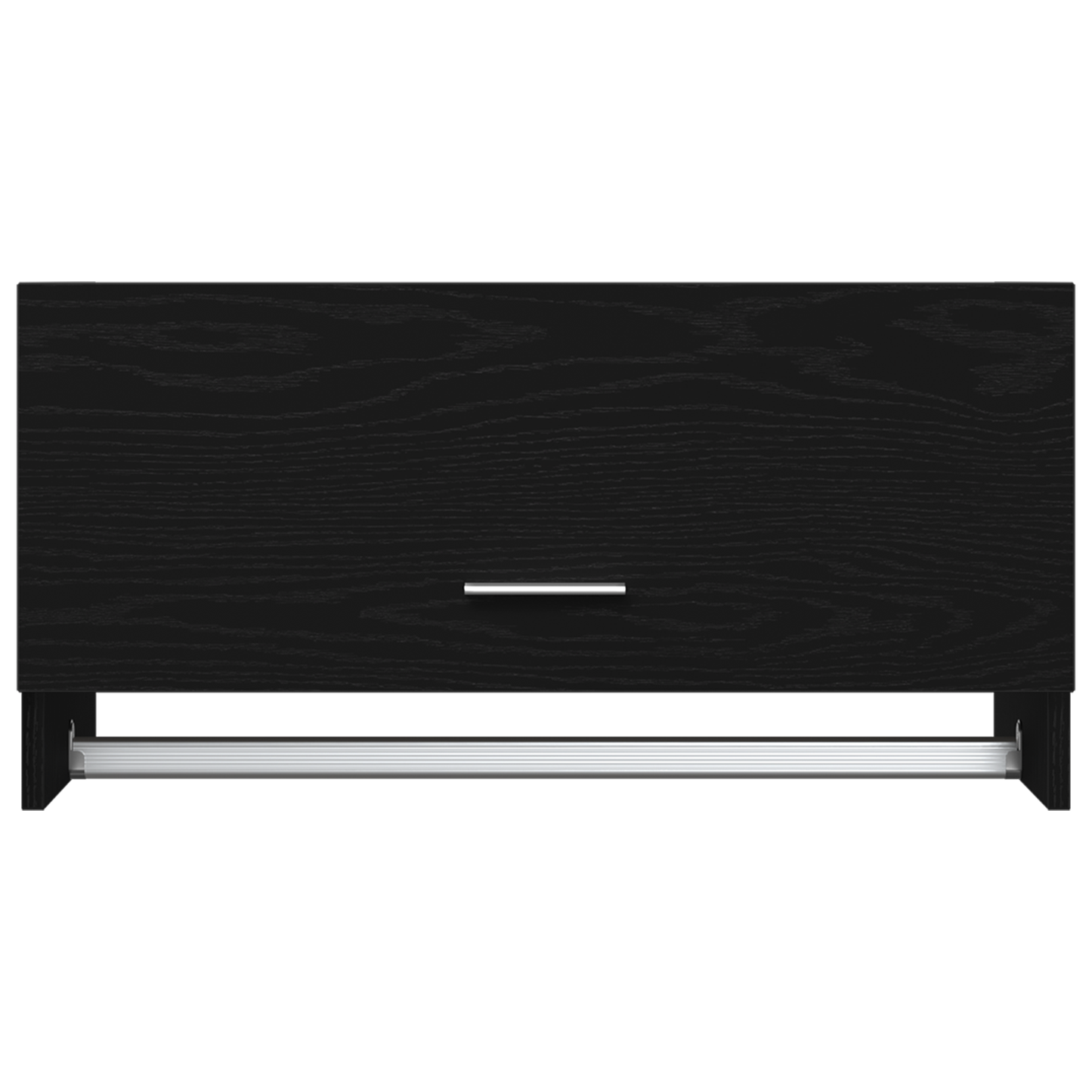 Garderobe Sort Eg 70X32,5X35 Cm - Bygget I Træ