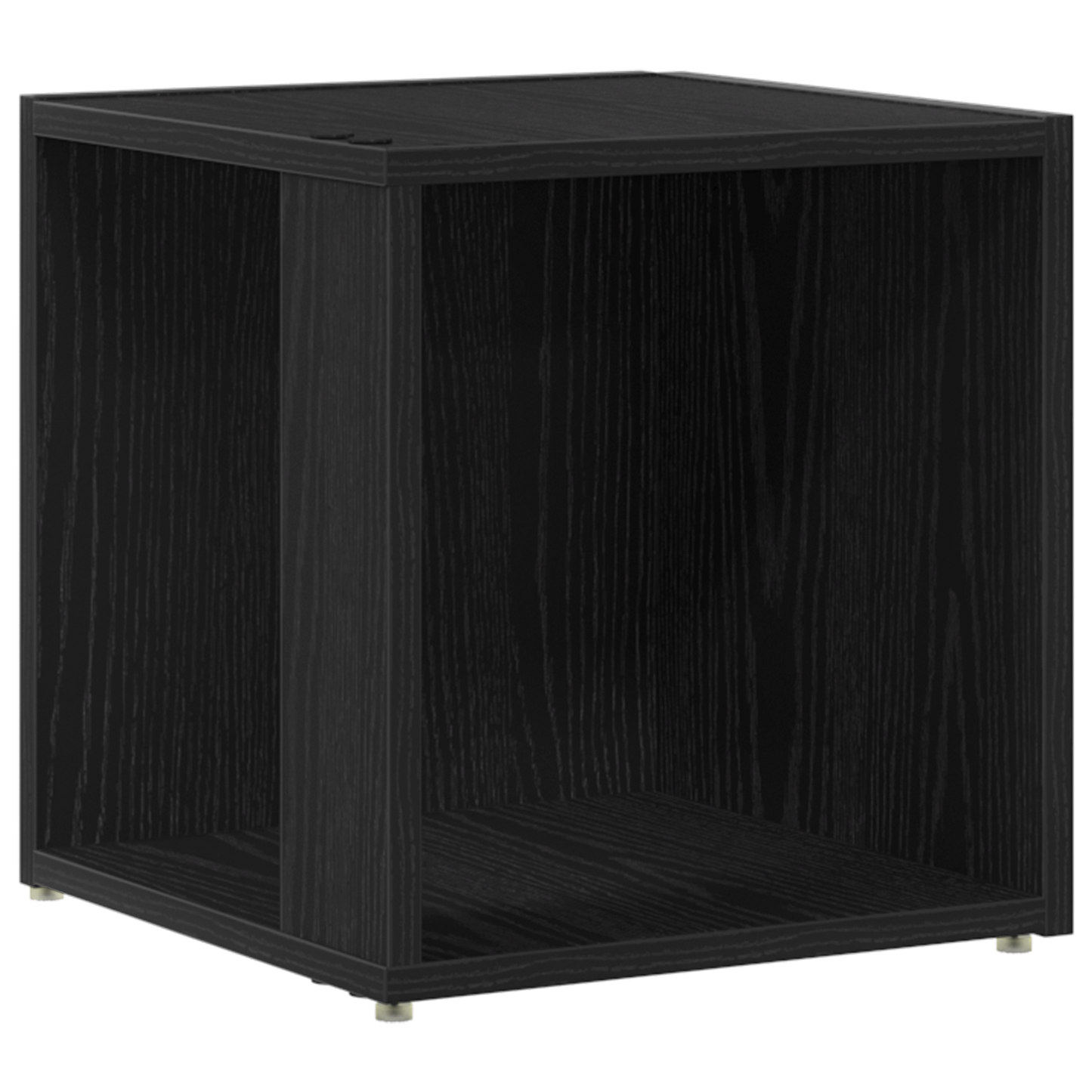 Sidebord Sort Eg 33X33X34,5 Cm Konstrueret Træ