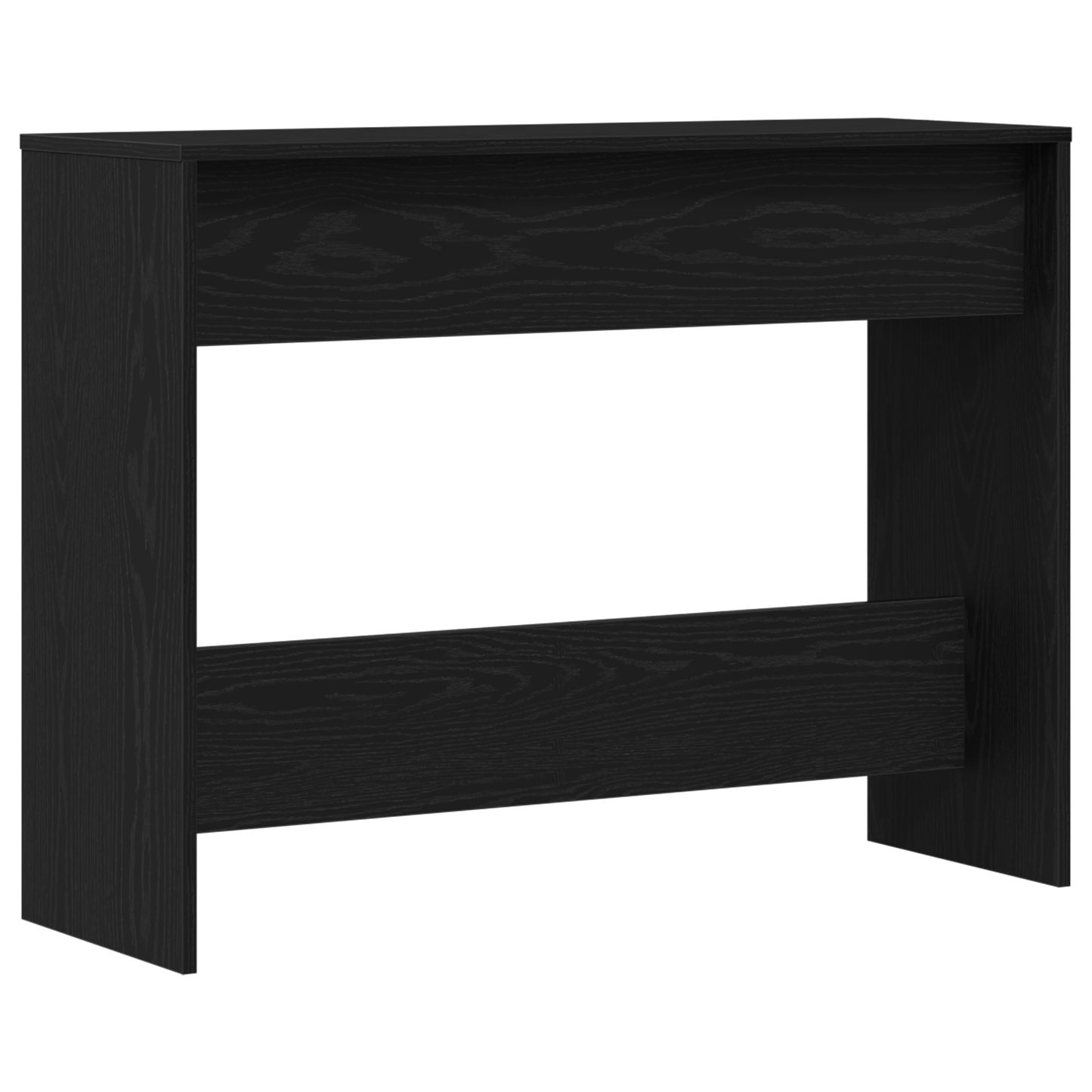 Sort Eg Konsolbord - 100X35X76.5 Cm - Konstrueret Træ