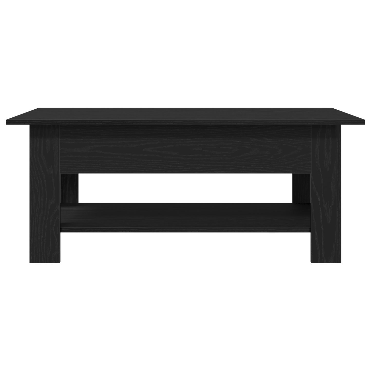 Sort Eg Kaffebord 102X55X42 Cm Lavet Af Træ