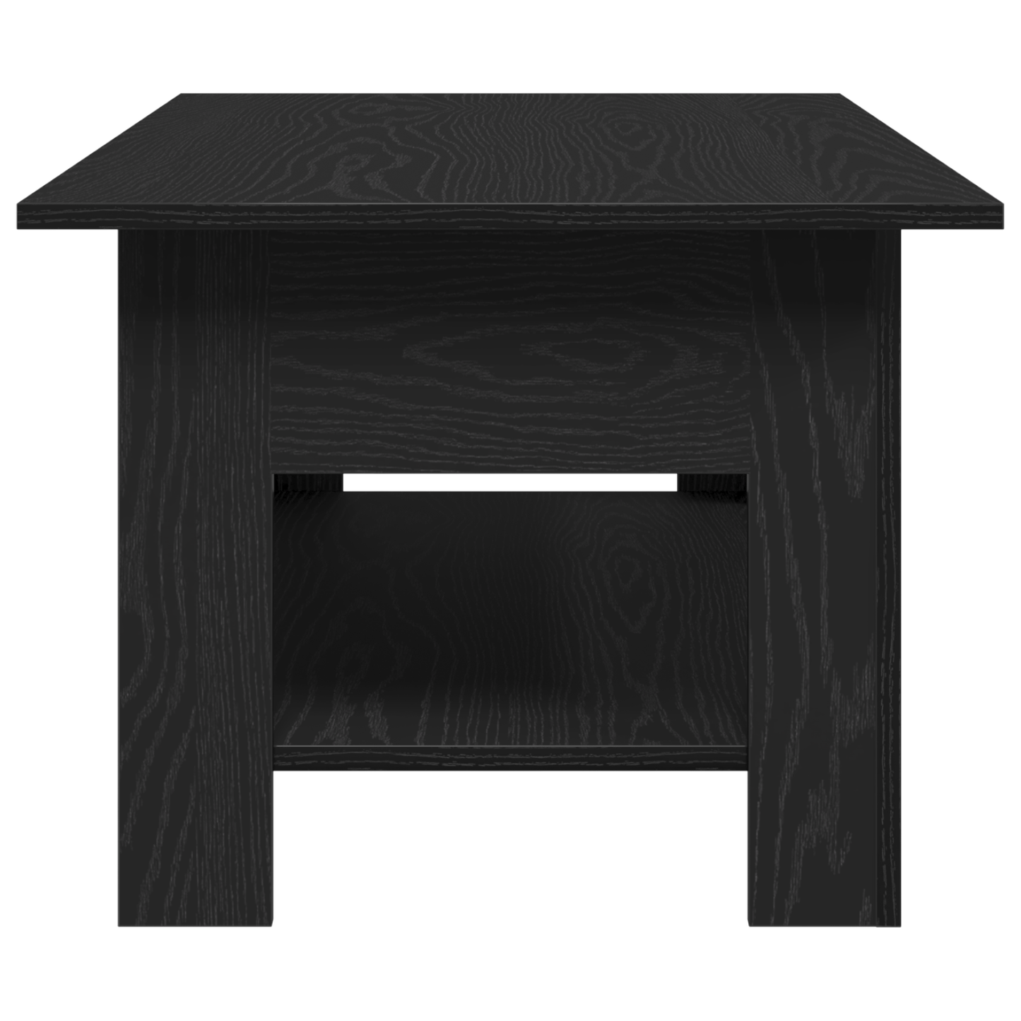 Sort Eg Kaffebord 102X55X42 Cm Lavet Af Træ