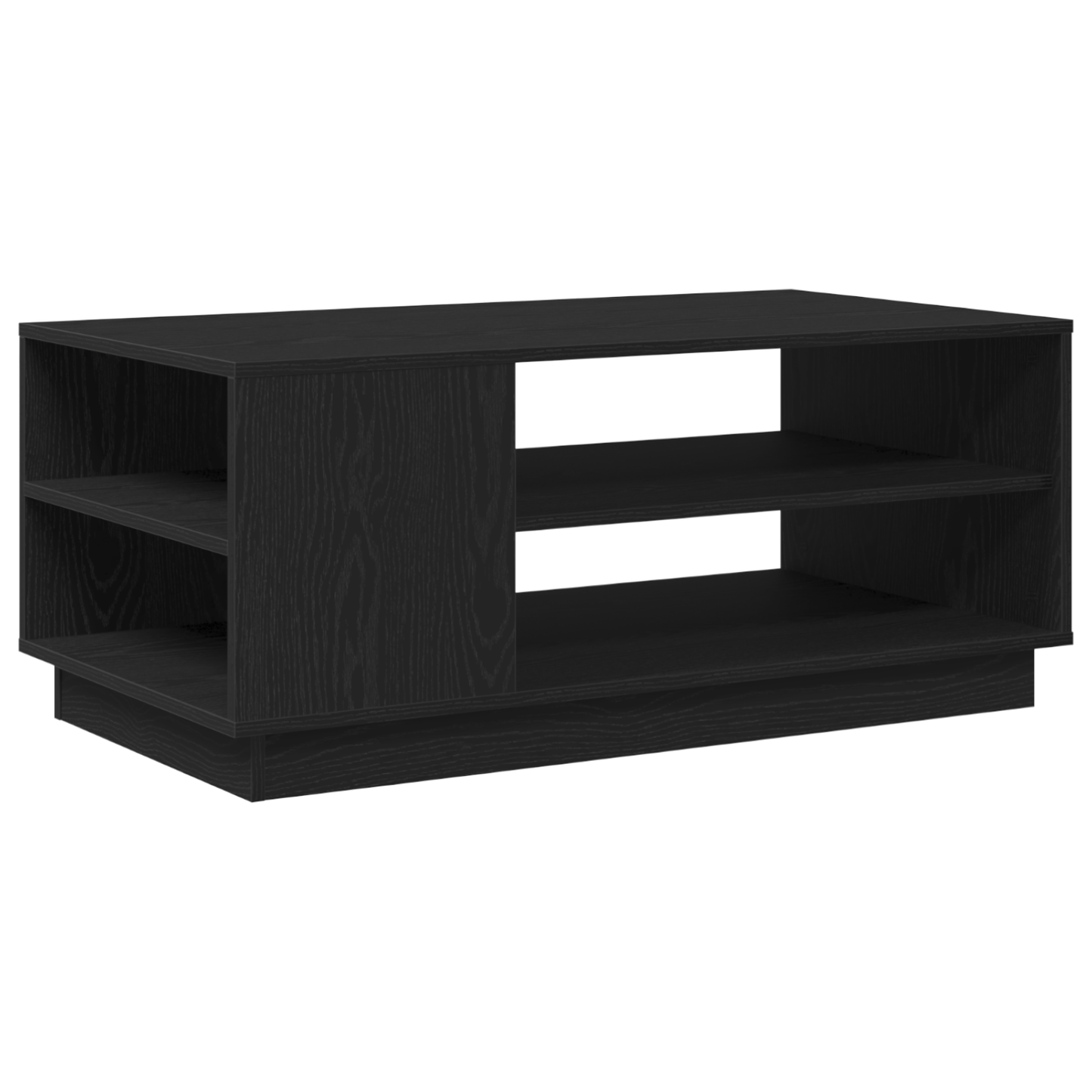 Sort Eg Sofabord 102X55X43 Cm Lavet Af Konstrueret Træ