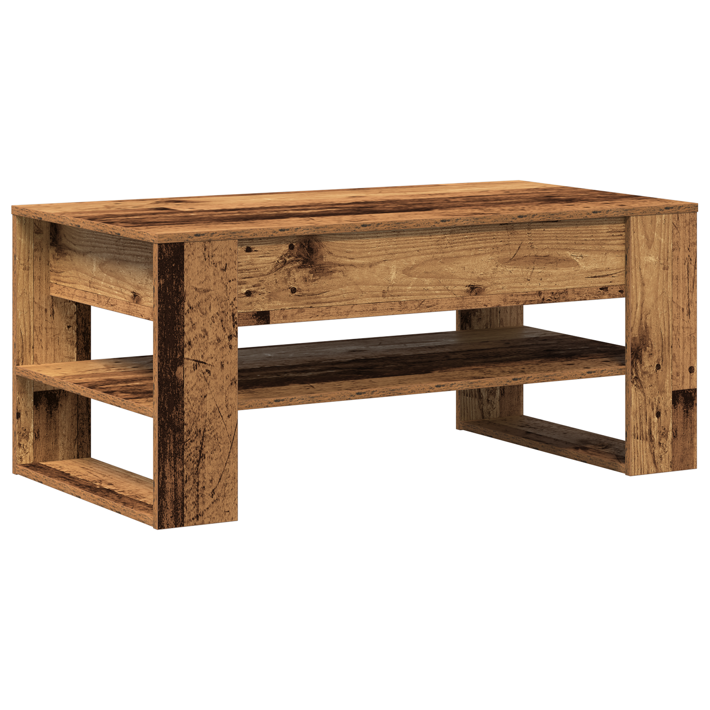 Kaffebord I Gammelt Træ 102X55X45 Cm - Ingeniørtræ