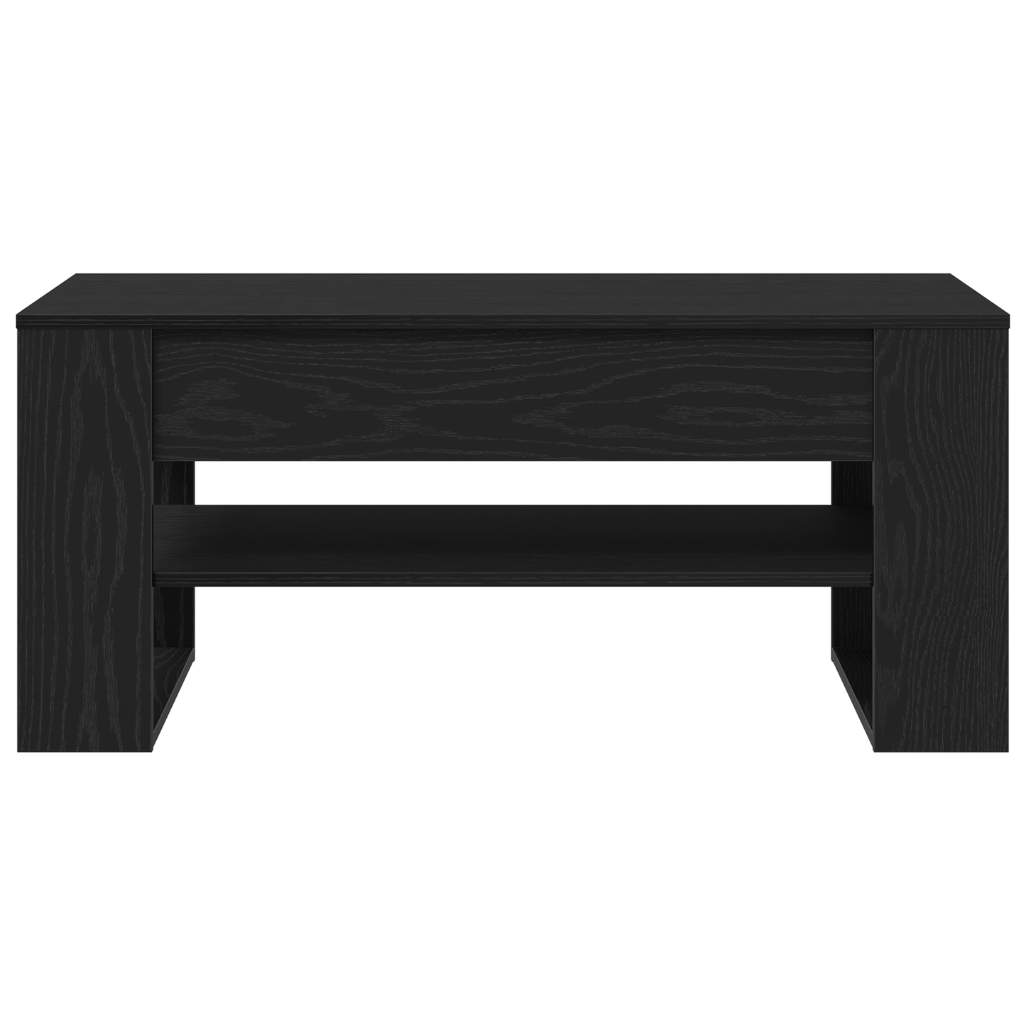Kaffebord I Sort Eg 102X55X45 Cm I Træ