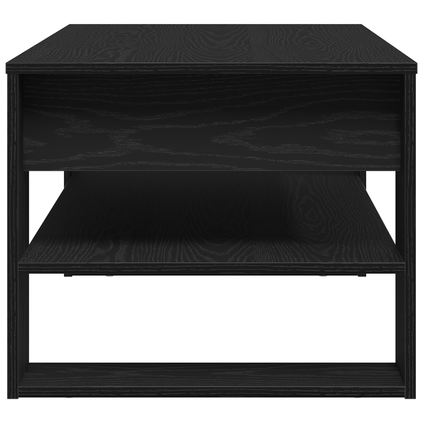 Kaffebord I Sort Eg 102X55X45 Cm I Træ