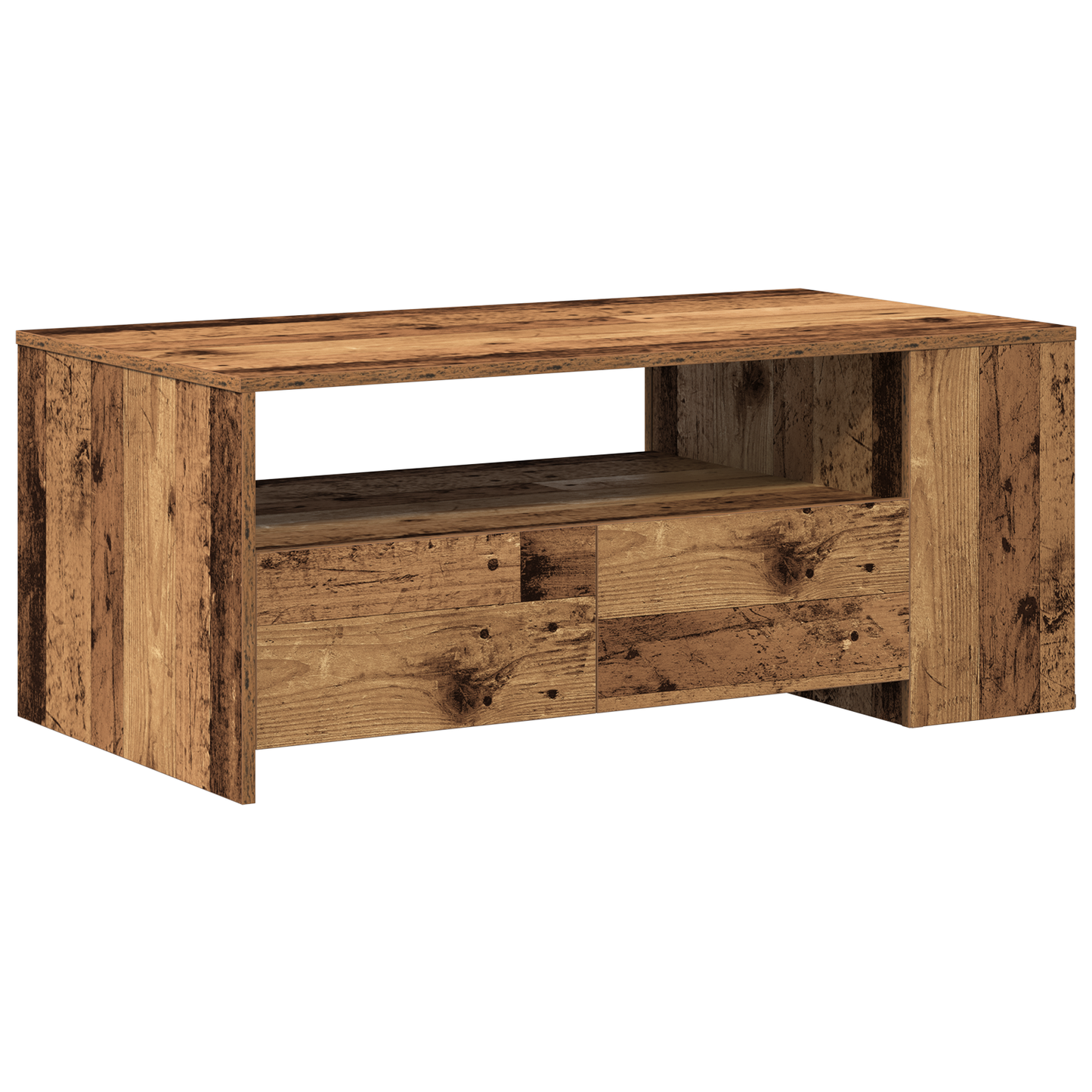Kaffebord Gammelt Træ 102X55X43,5 Cm Ingeniørtræ