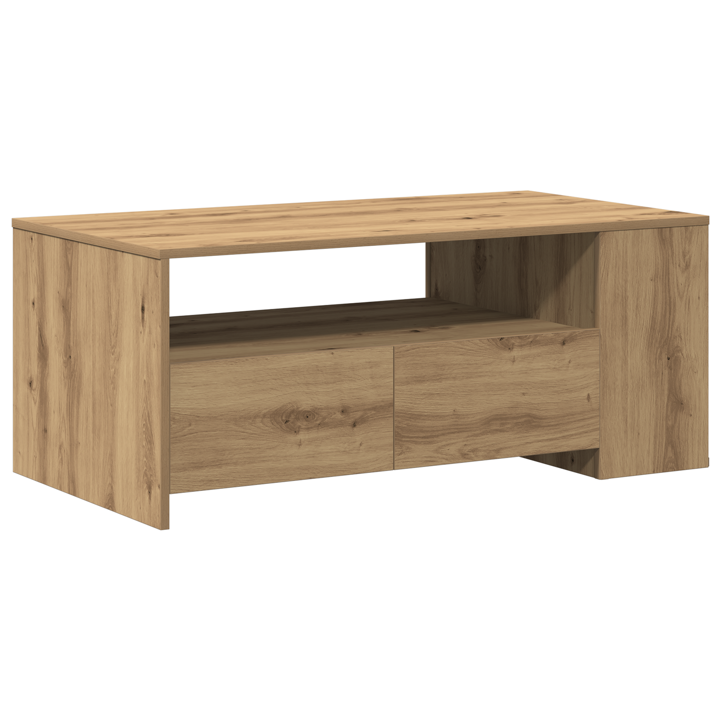 Kaffebord - Artisan Eg - 102X55X43.5 Cm - Lavet Af Konstrueret Træ