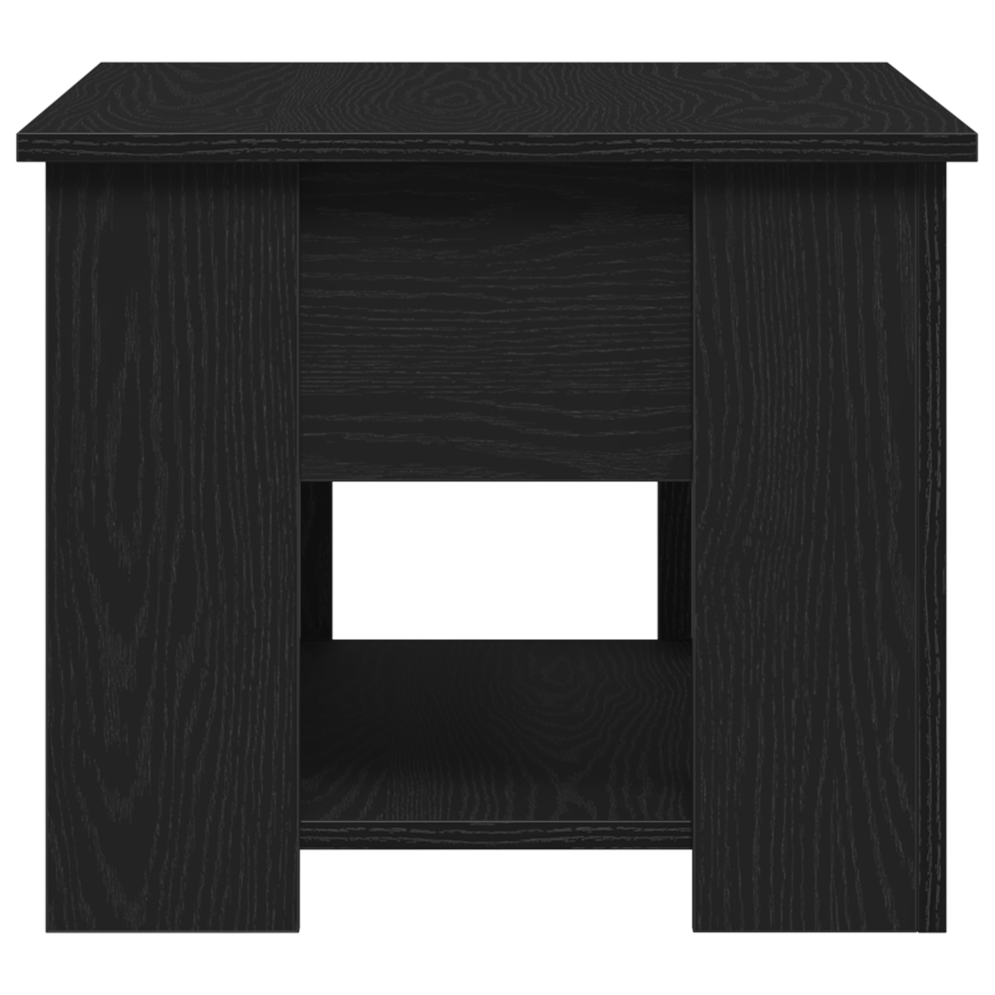 Sort Eg Kaffebord 79X49X41 Cm Lavet Af Ingeniørtræ