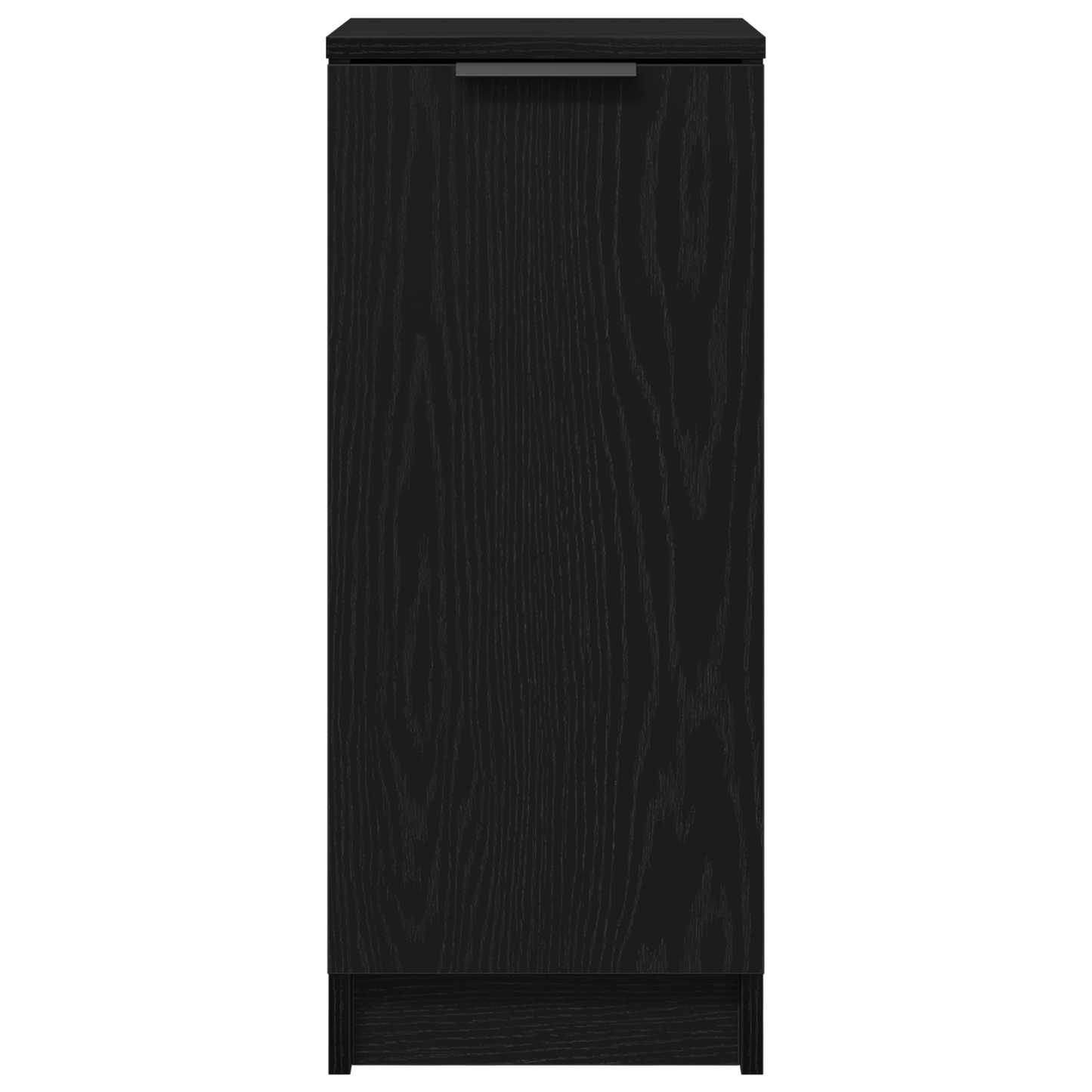 Skoskab Sort Eg 30X35X70 Cm Lavet Af Konstrueret Træ
