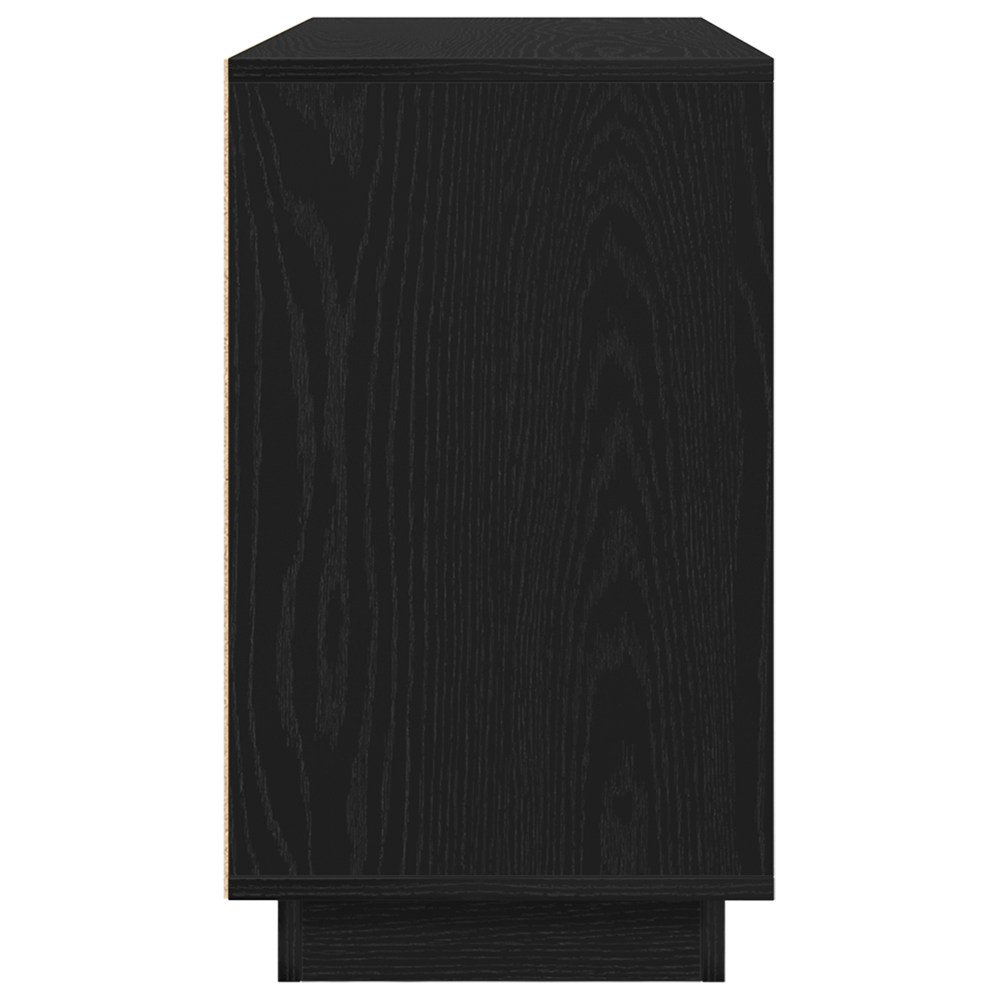 Skænk Sort Eg 102 X 35 X 60 Cm Konstrueret Træ