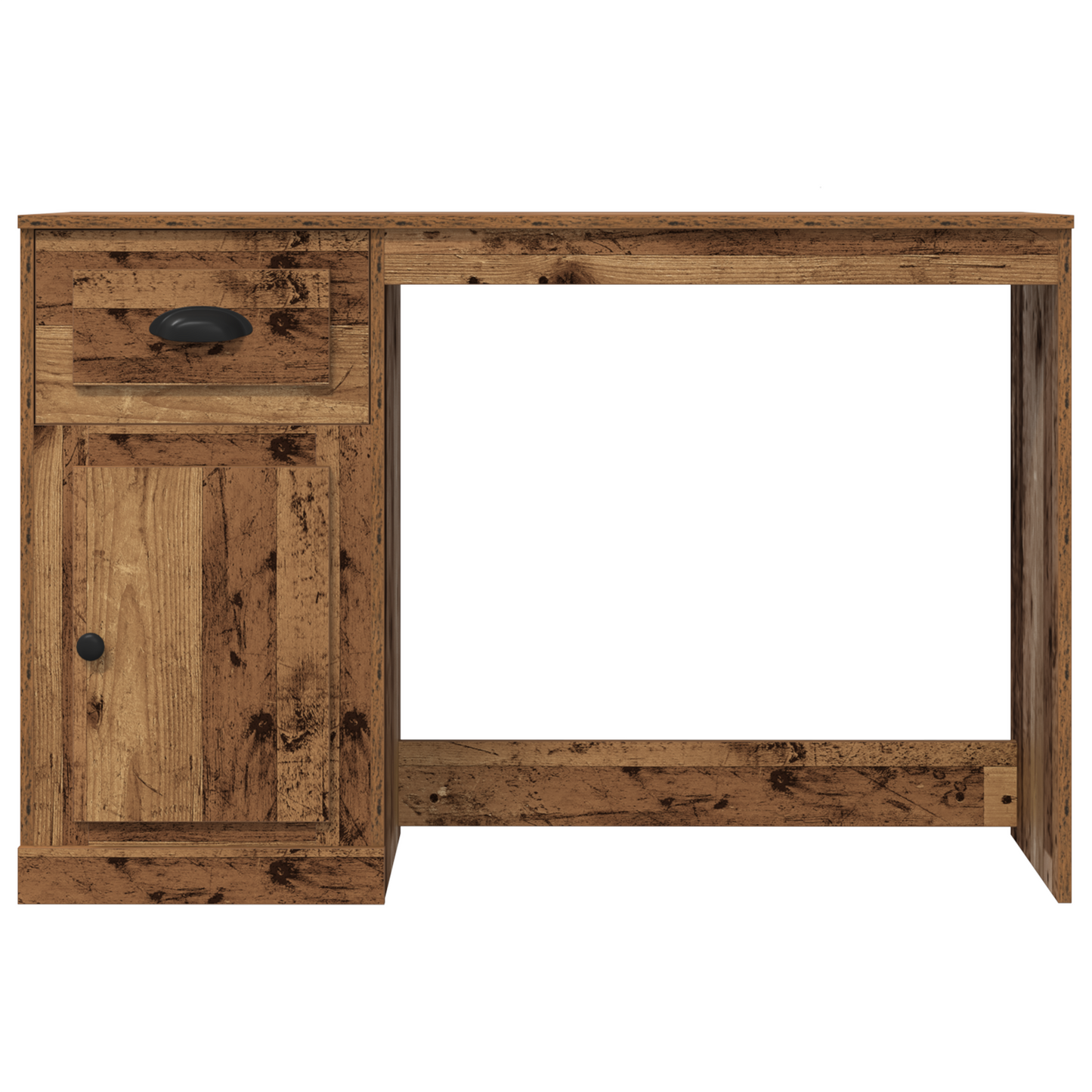 Bord Med Skuffe Gammelt Træ 50 X 115 X 75 Cm Konstrueret Træ