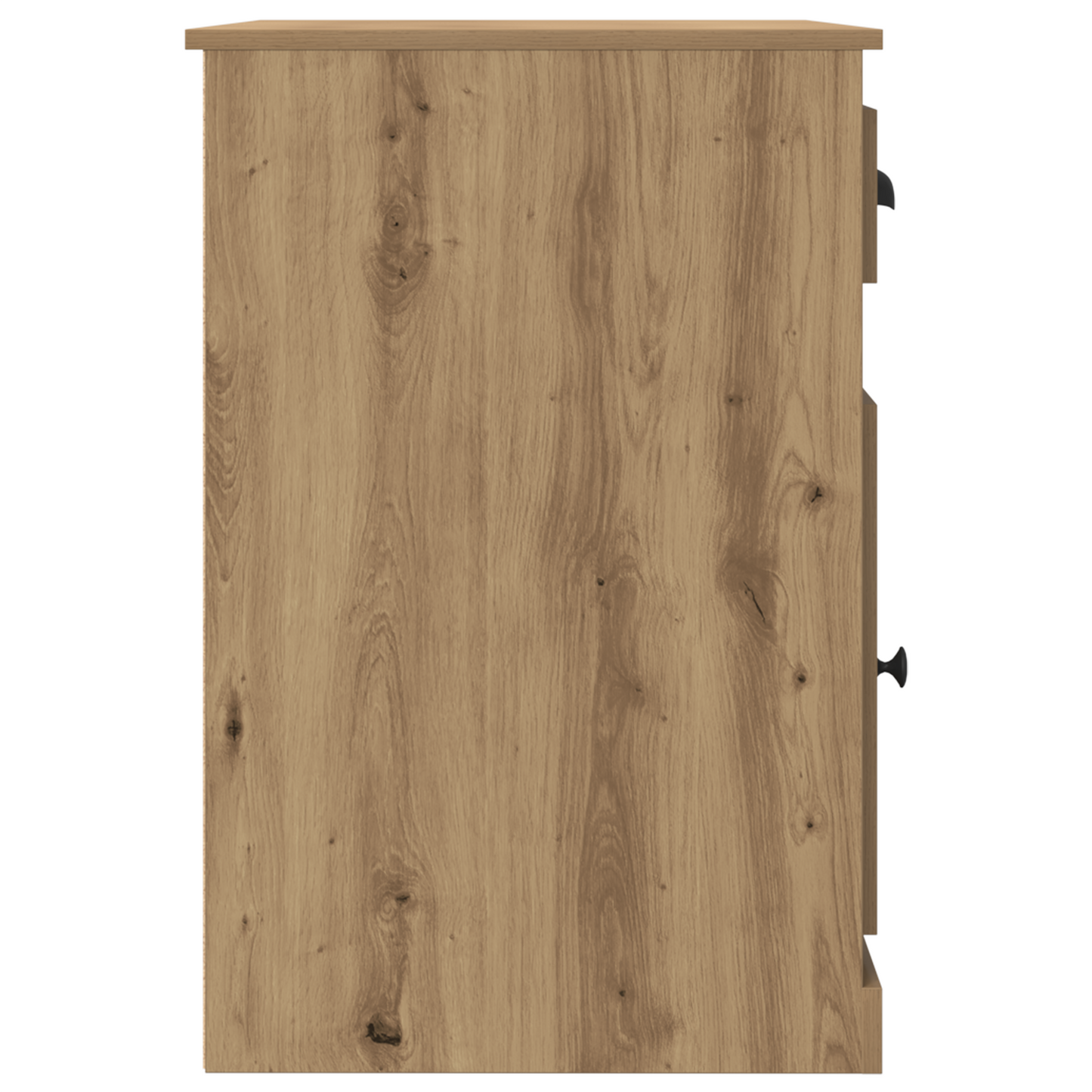 Skrivebord Med Opbevaring Artisan Eg 50X115X75 Cm Konstrueret Træ