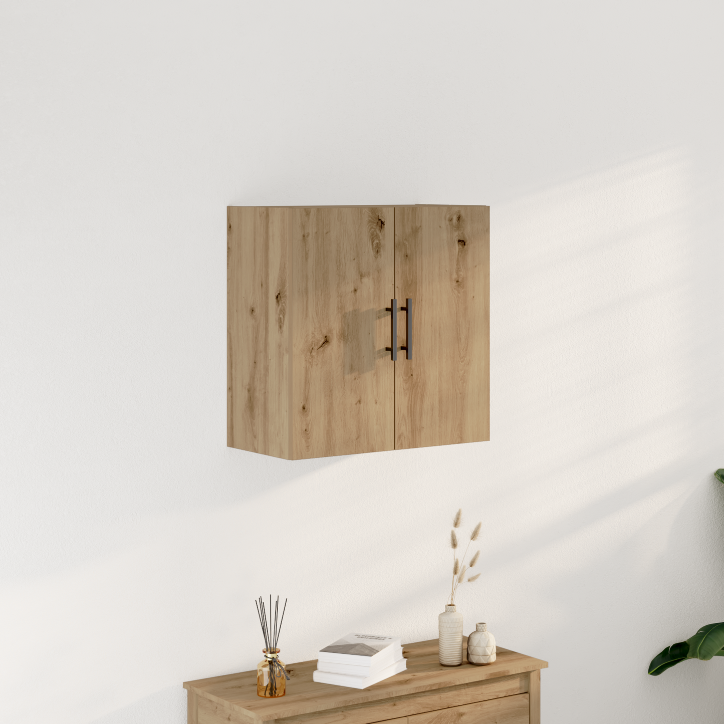 Væghængt Skab Artisan Egetræ 60X31,5X60 Cm Konstrueret Træ