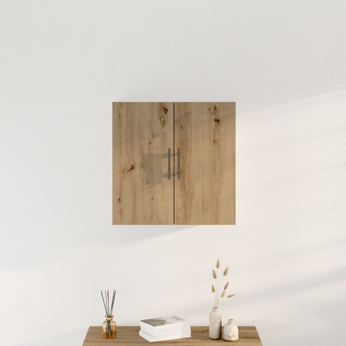 Væghængt Skab Artisan Egetræ 60X31,5X60 Cm Konstrueret Træ