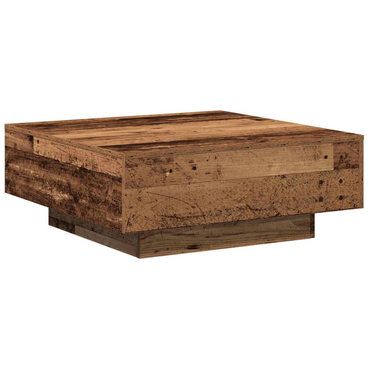 Kaffebord I Gammelt Træ 80X80X31 Cm Ingeniørtræ