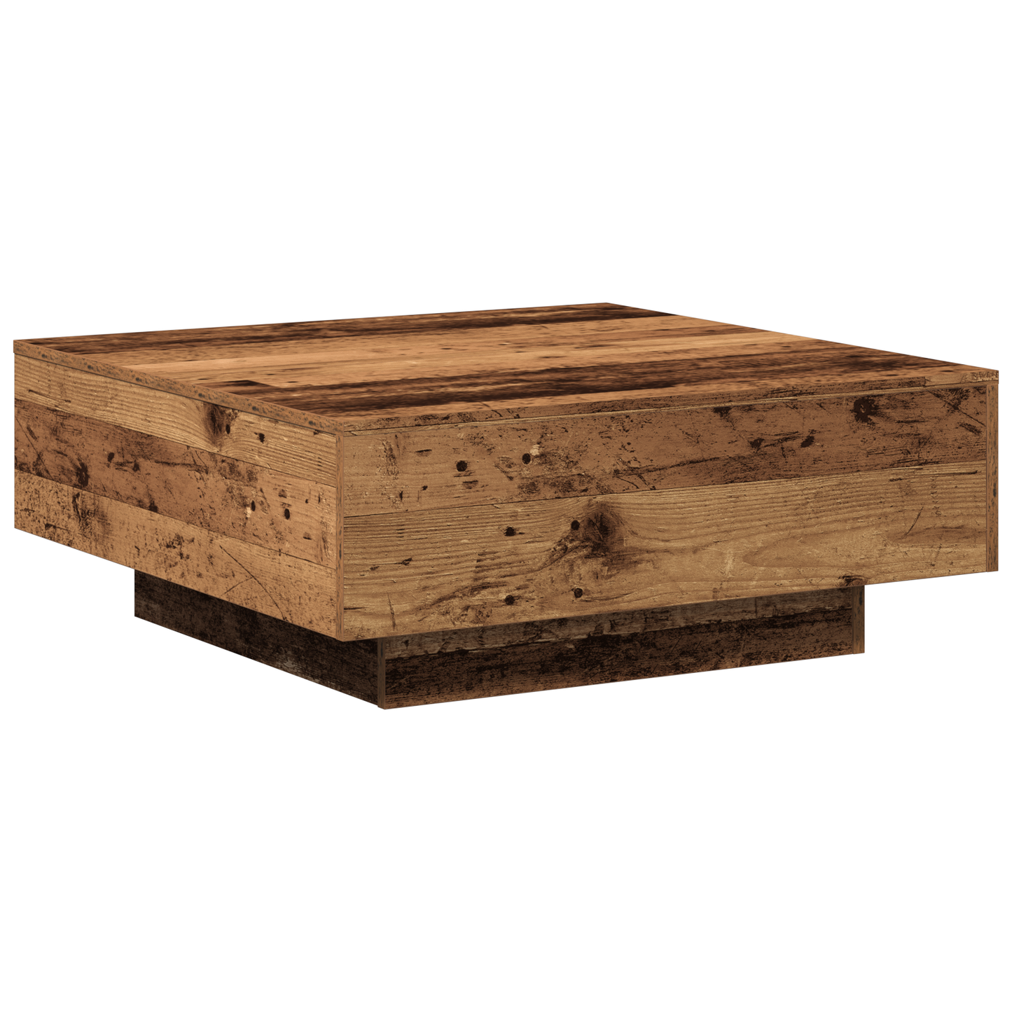 Kaffebord I Gammelt Træ 80X80X31 Cm Ingeniørtræ