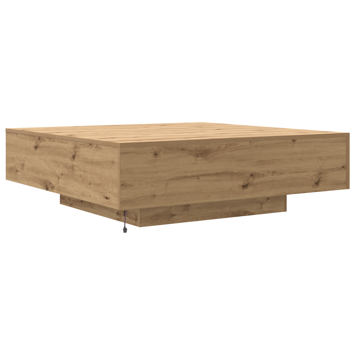 Sofabord Med Led Lys Artisan Eg 100X100X31 Cm
