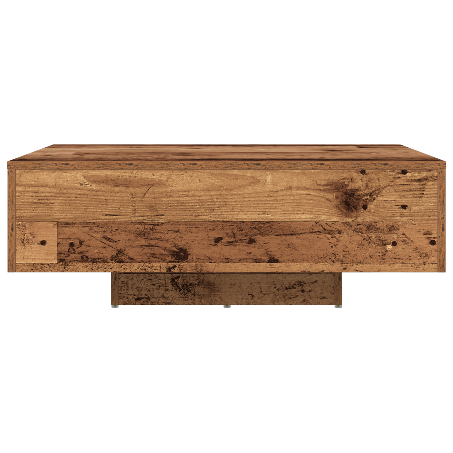 Kaffebord Med Led-Lys Old Wood 85X55X31 Cm