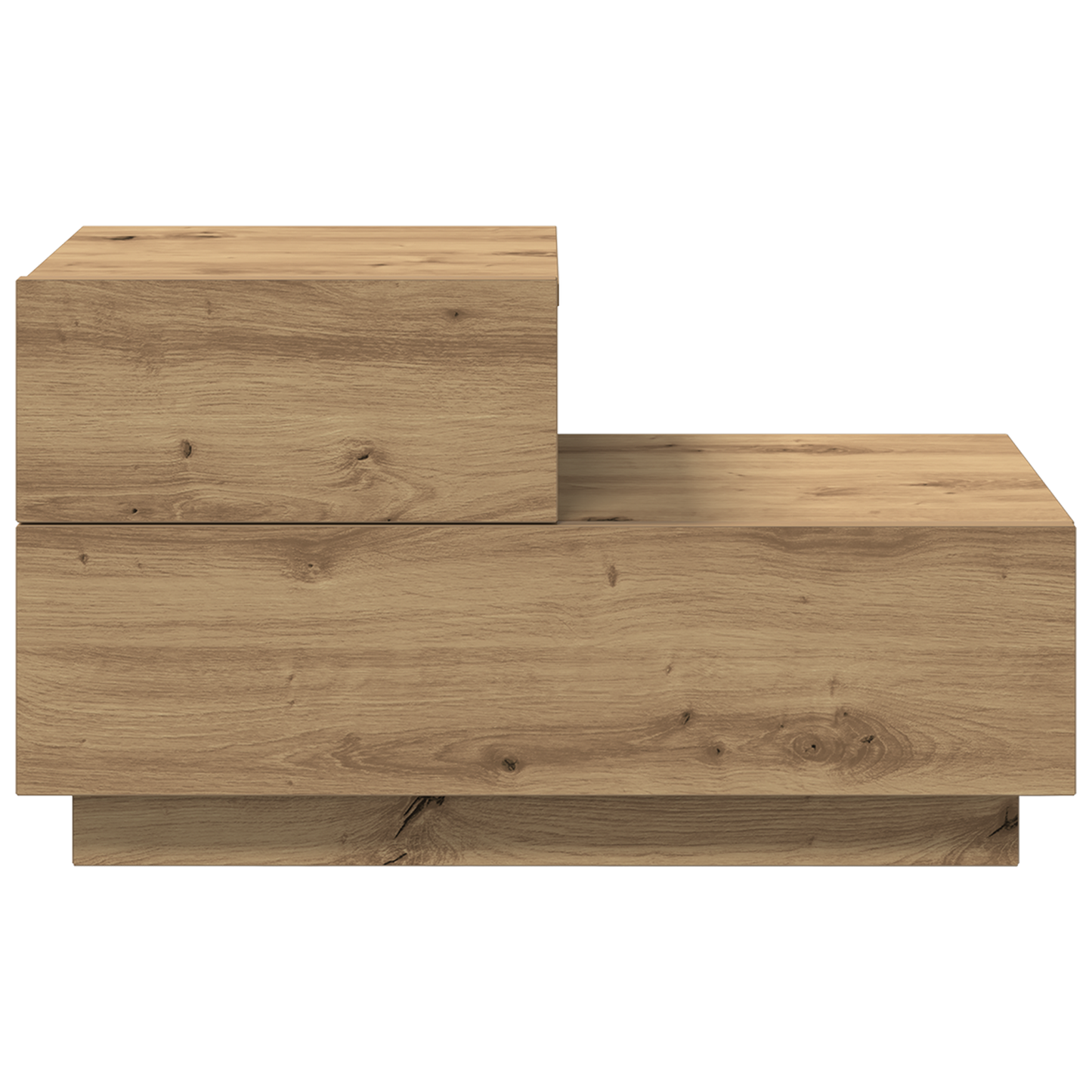 Sengebord Med Led-Lys Artisan Eg 100X36X49 Cm