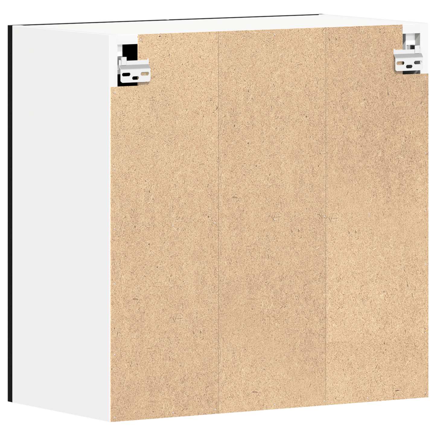 Sort Eg Hængeskab 60X31X60 Cm Lavet Af Konstrueret Træ