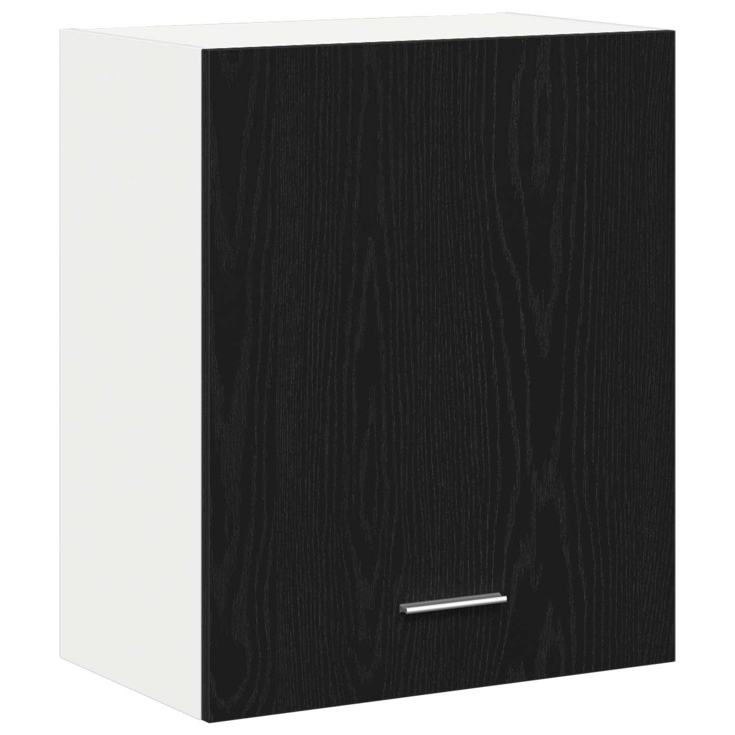Hængende Skabe - 2 Pak - Sort Eg, 100X31X60 Cm - Fremstillet Af Konstrueret Træ
