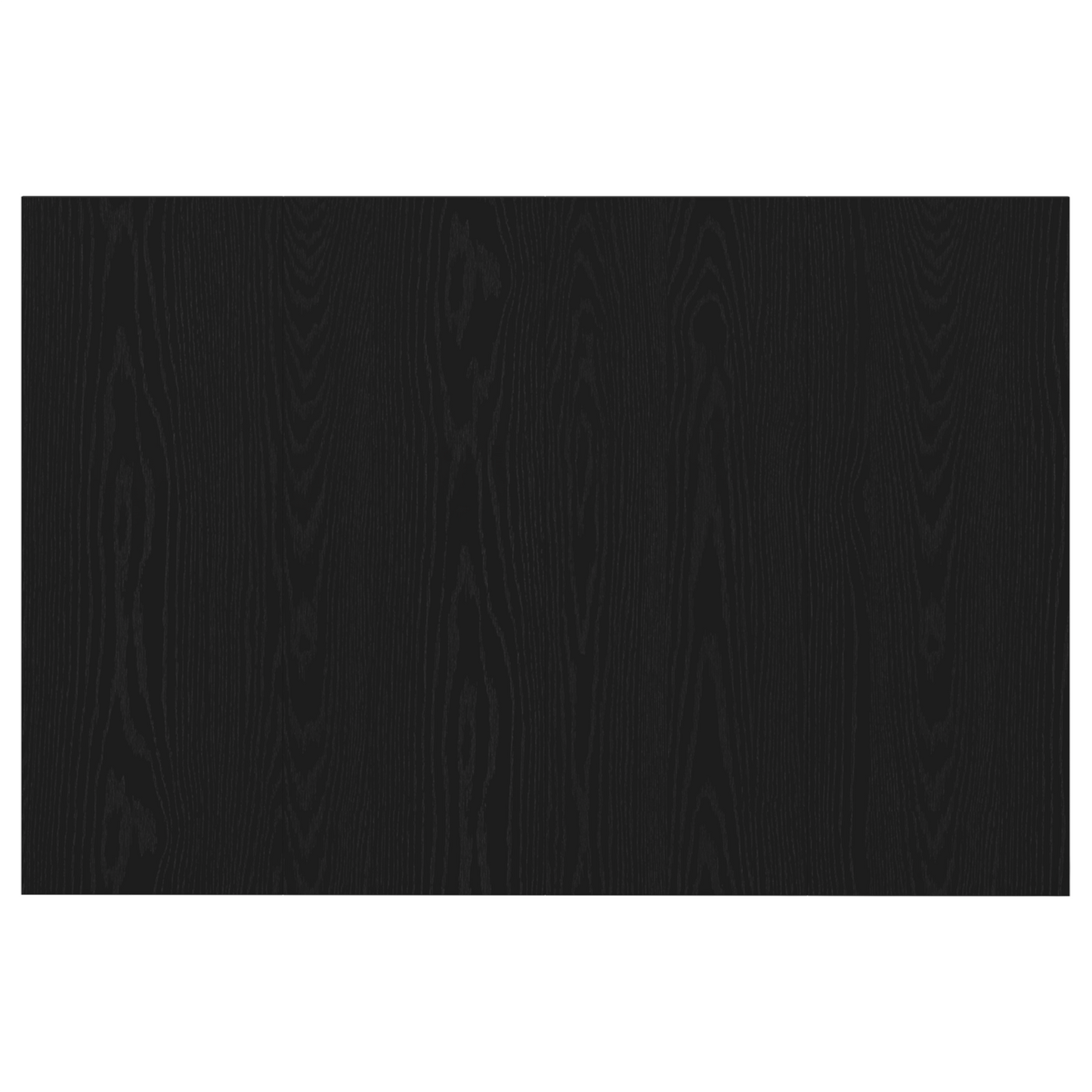Seng Hovedgærde Sort Eg 120X1,5X80 Cm Konstrueret Træ