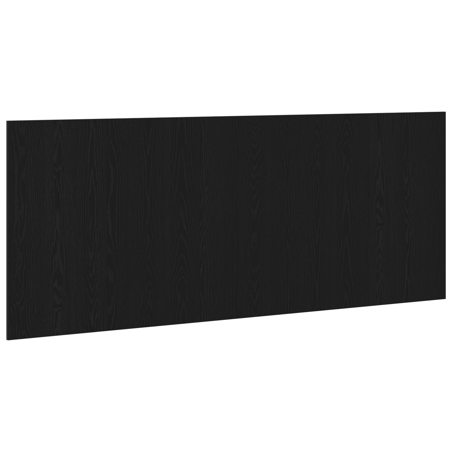 Seng Hovedgavl Sort Eg 200X1,5X80 Cm Ingeniørtræ