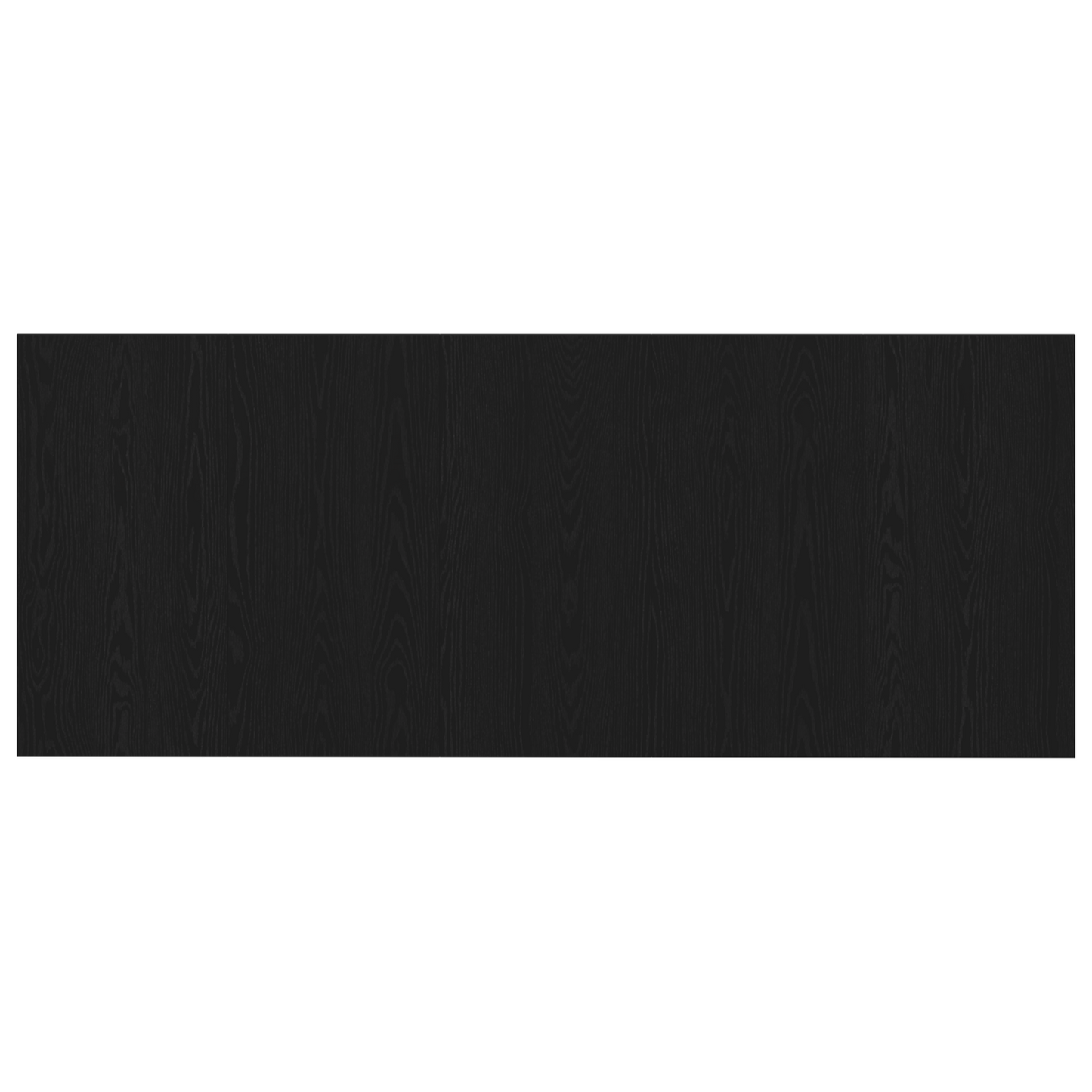 Seng Hovedgavl Sort Eg 200X1,5X80 Cm Ingeniørtræ