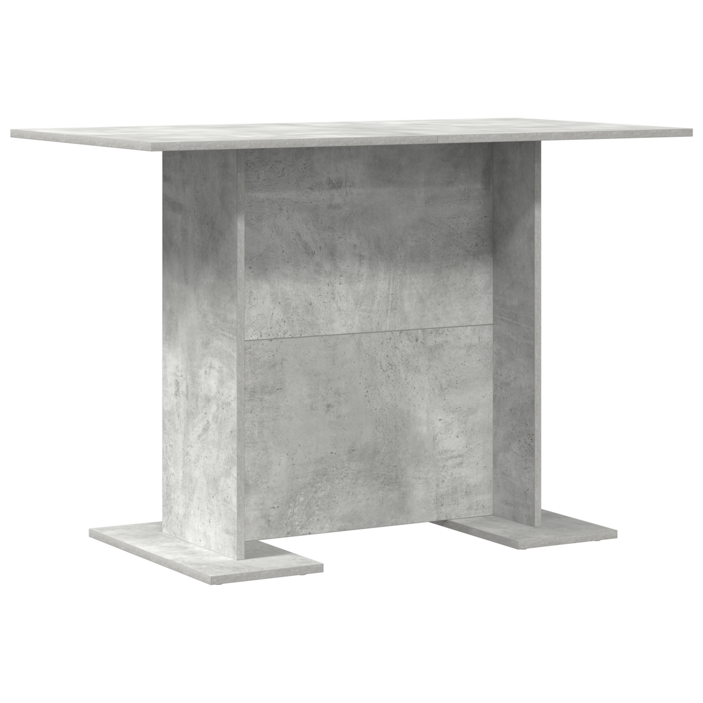 Spisebord Beton Grå 110X60X75 Cm Konstrueret Træ