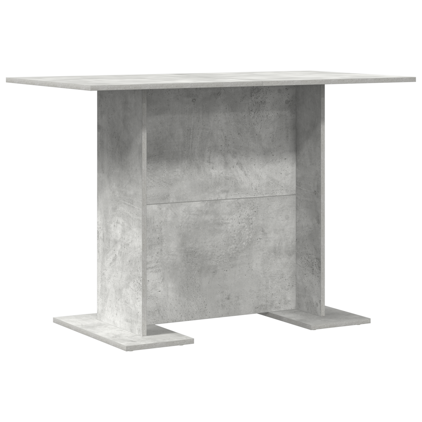 Spisebord Beton Grå 110X60X75 Cm Konstrueret Træ