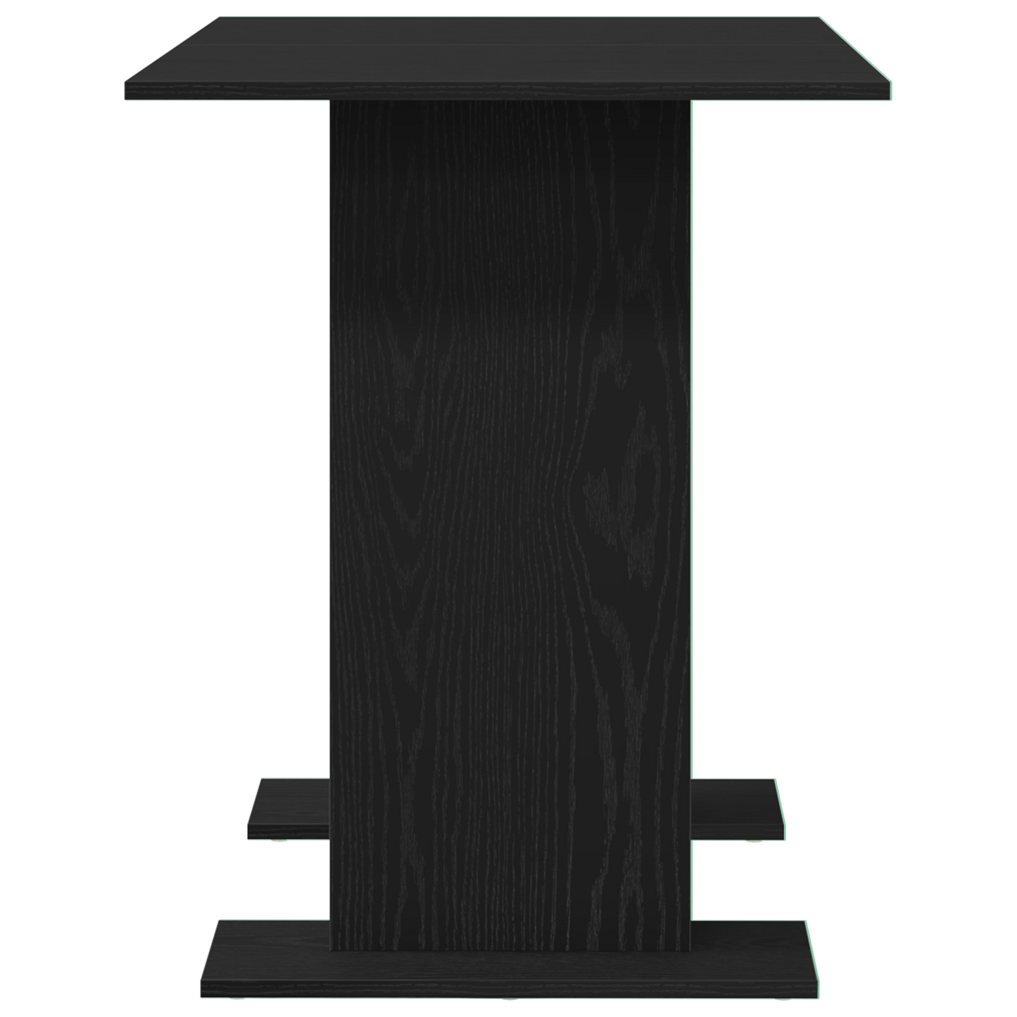 Spisebord Sort Eg 110X60X75 Cm Konstrueret Træ