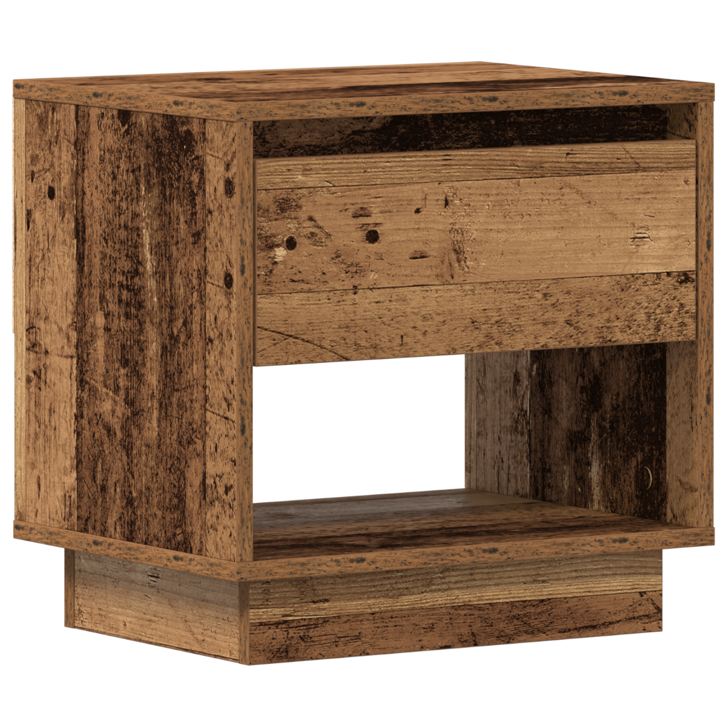 Sengebord Gammelt Træ 45X34X44 Cm Engineered Wood