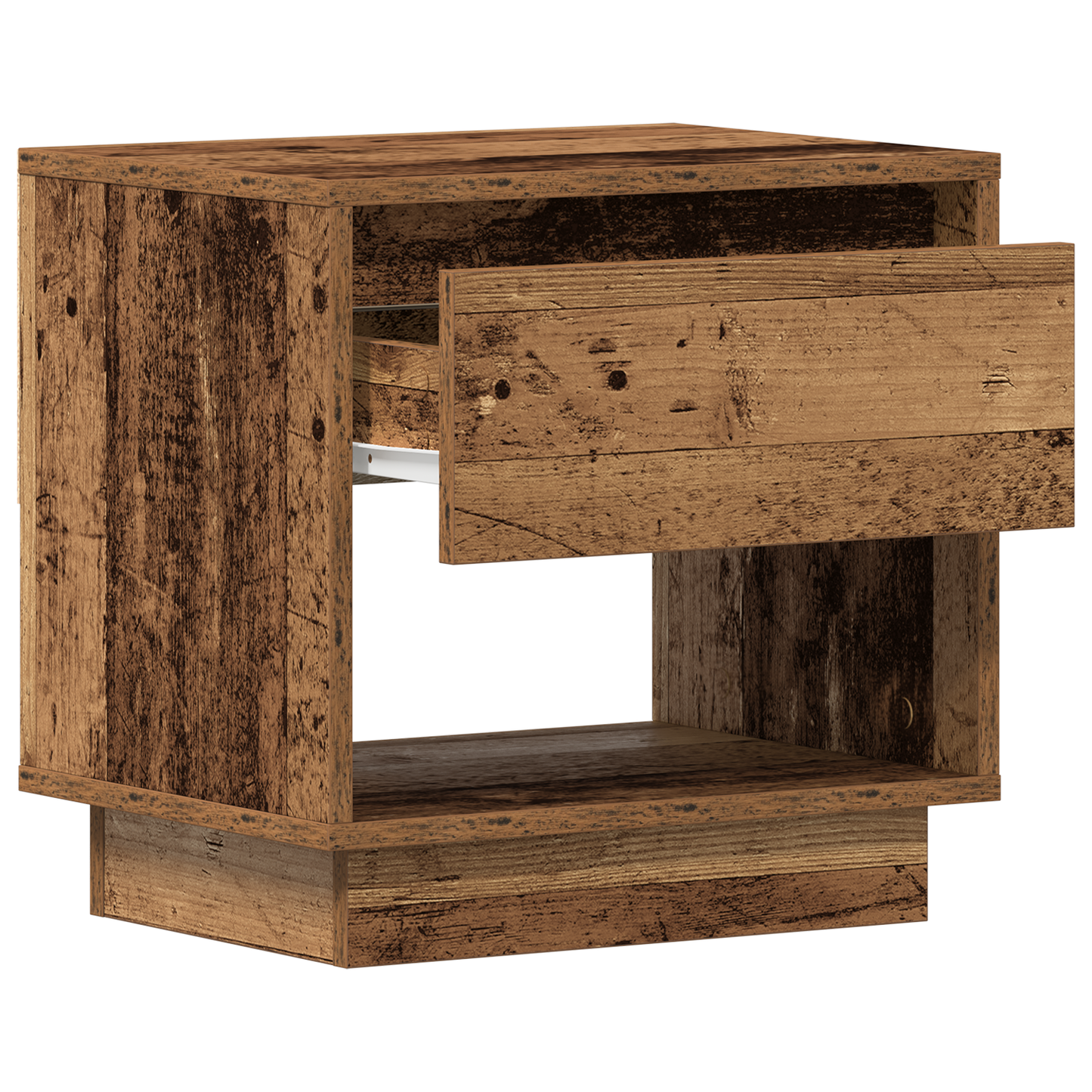 Sengebord 2 Stk Gammelt Træ 45X34X45 Cm Ingeniørtræ