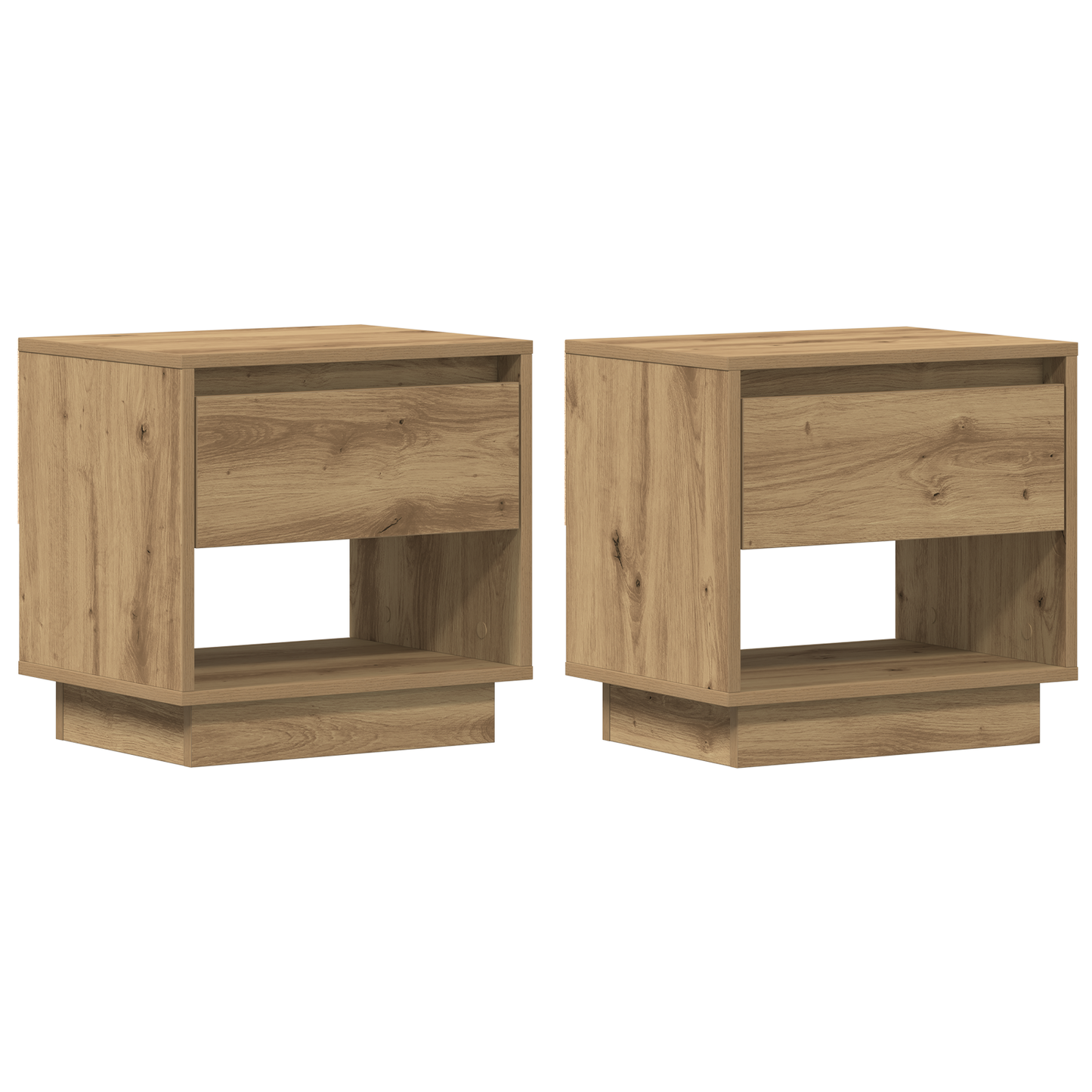 Sengebord 2 Stk Artisan Eg 45X34X47 Cm Ingeniørtræ