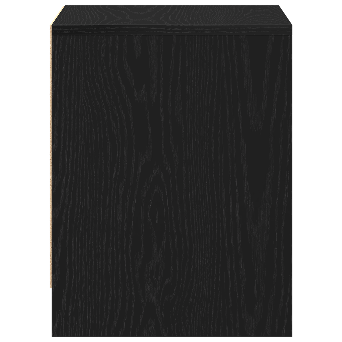 Natbord Sort Eg 45X34X44,5 Cm Konstrueret Træ