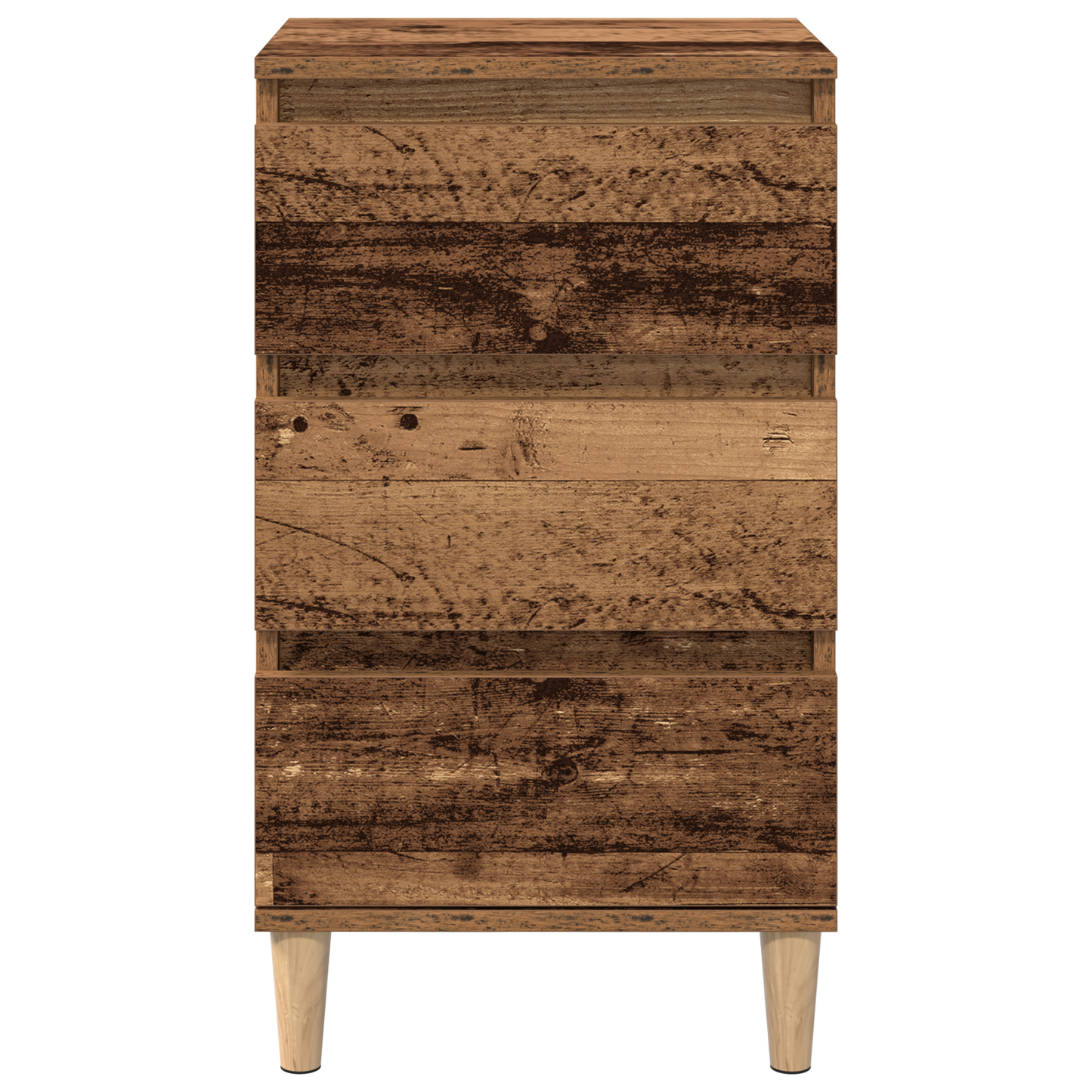 Sengebord Gammelt Træ 40X35X70 Cm Ingeniørtræ