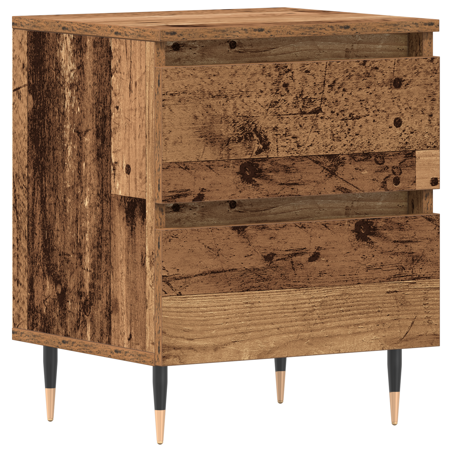 Sengebord Gammelt Træ 40X35X50 Cm Ingeniørtræ