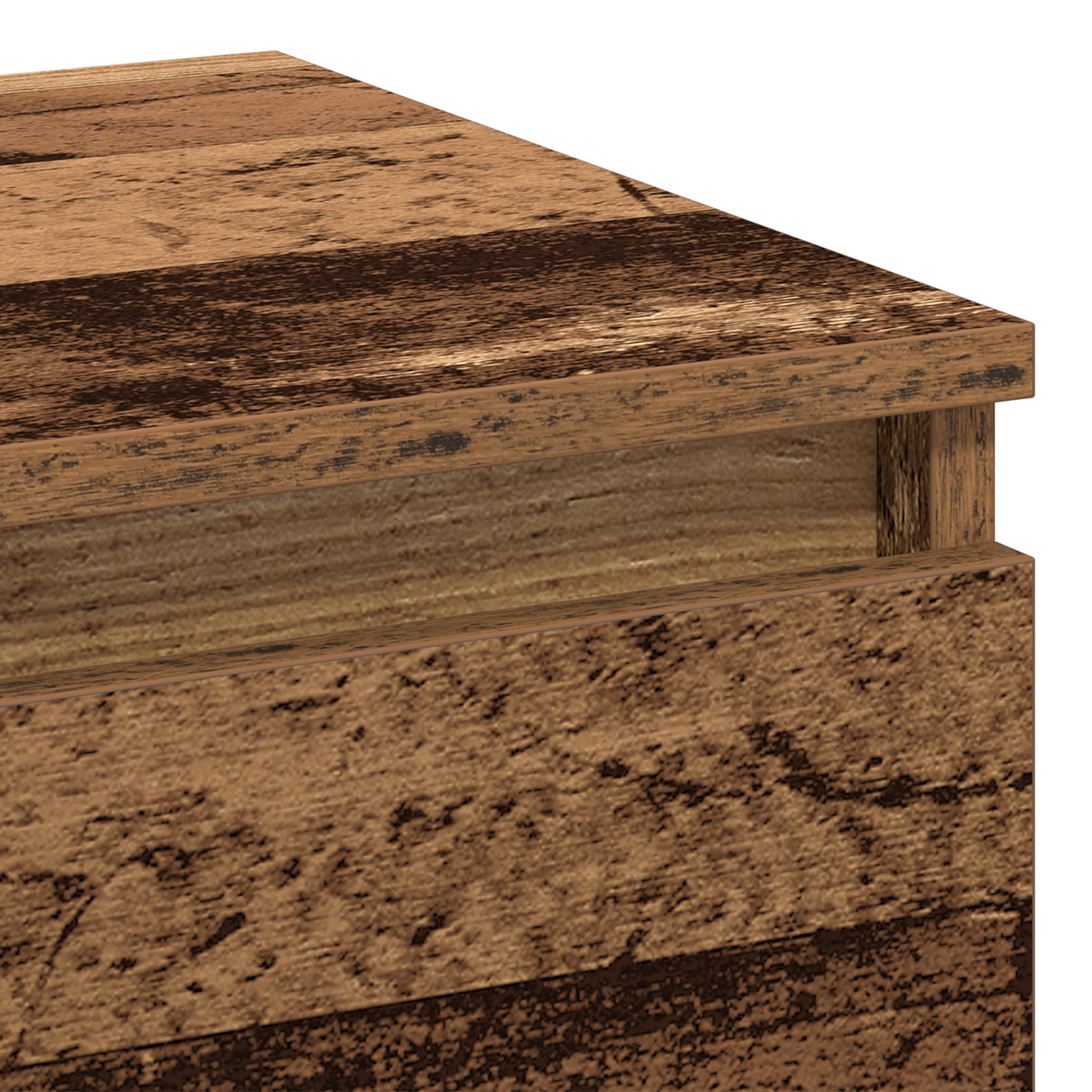 Sengeborde 2 Stk. Gammelt Træ 40X35X50 Cm Ingeniørtræ