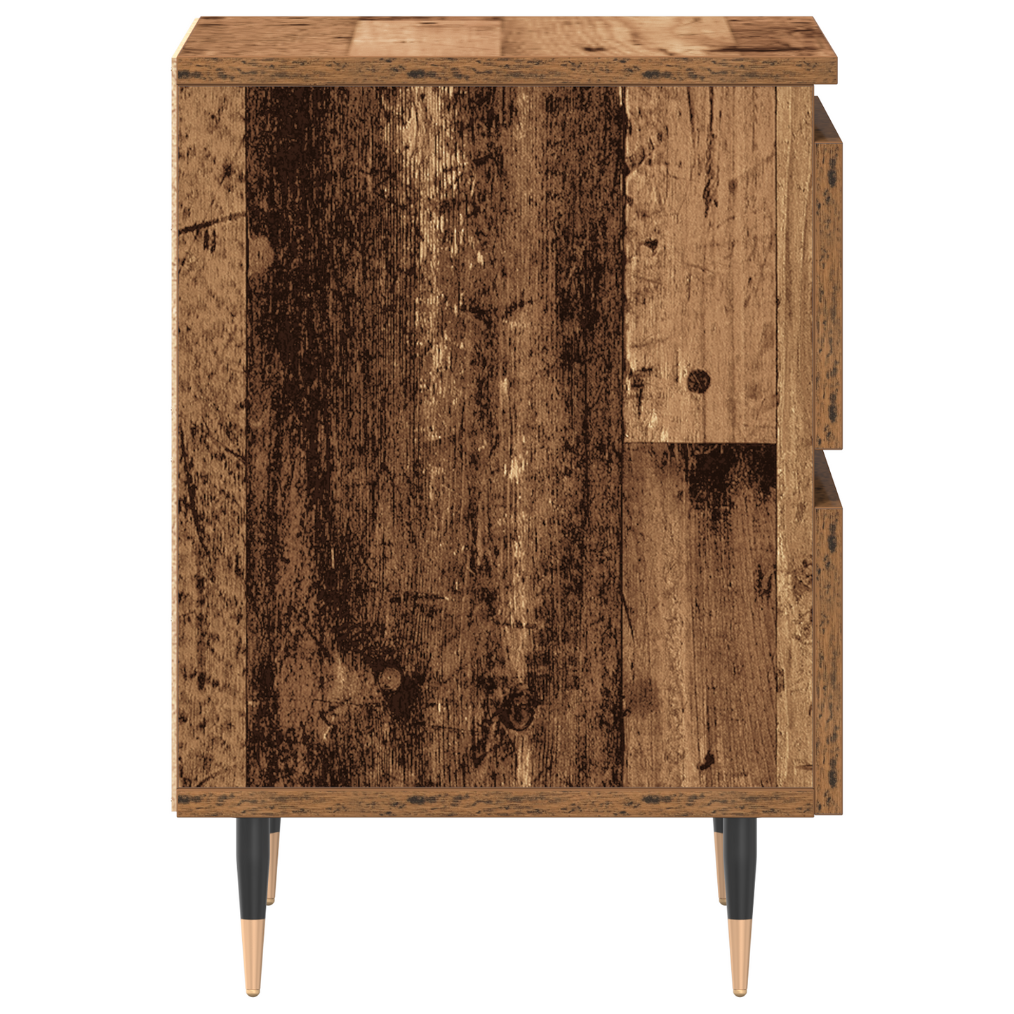 Sengeborde 2 Stk. Gammelt Træ 40X35X50 Cm Ingeniørtræ