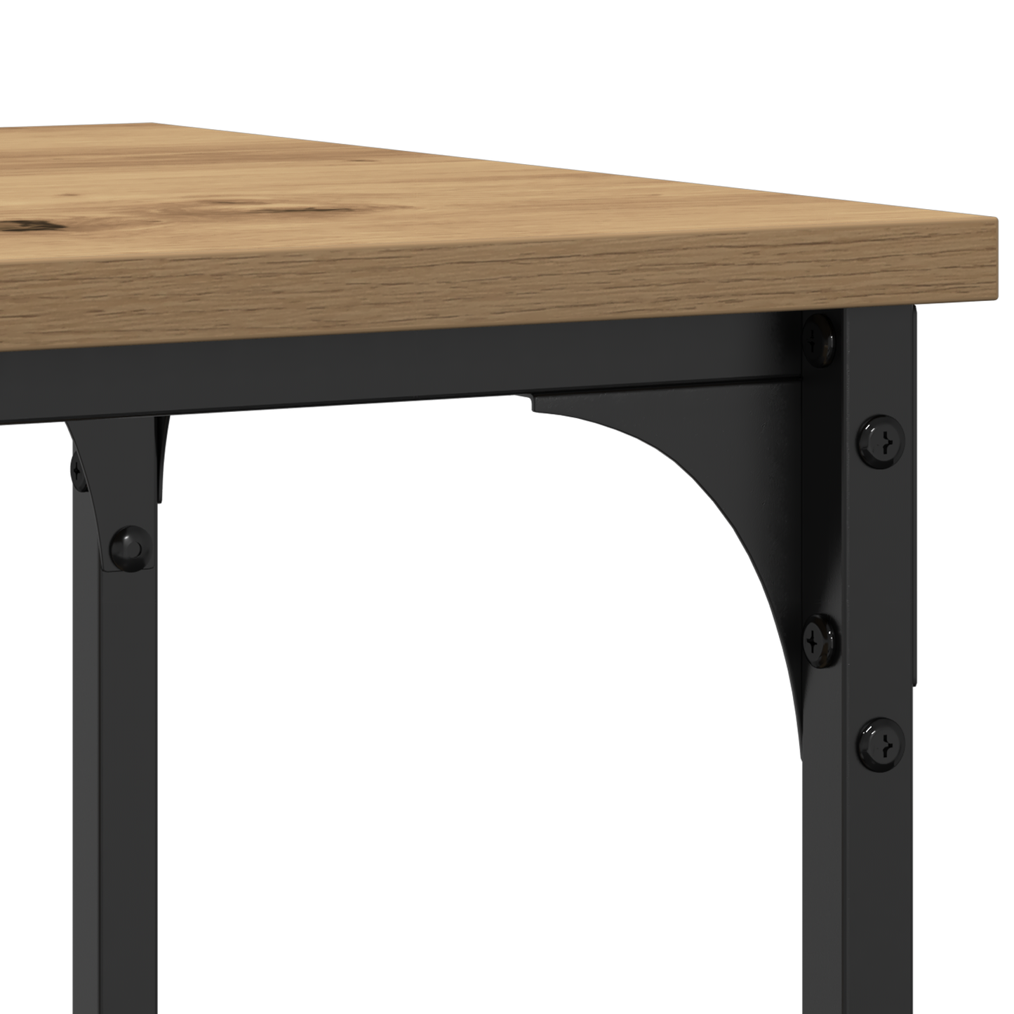 Konsolbord Artisan Eg 100X35X75 Cm Ingeniørtræ & Stål