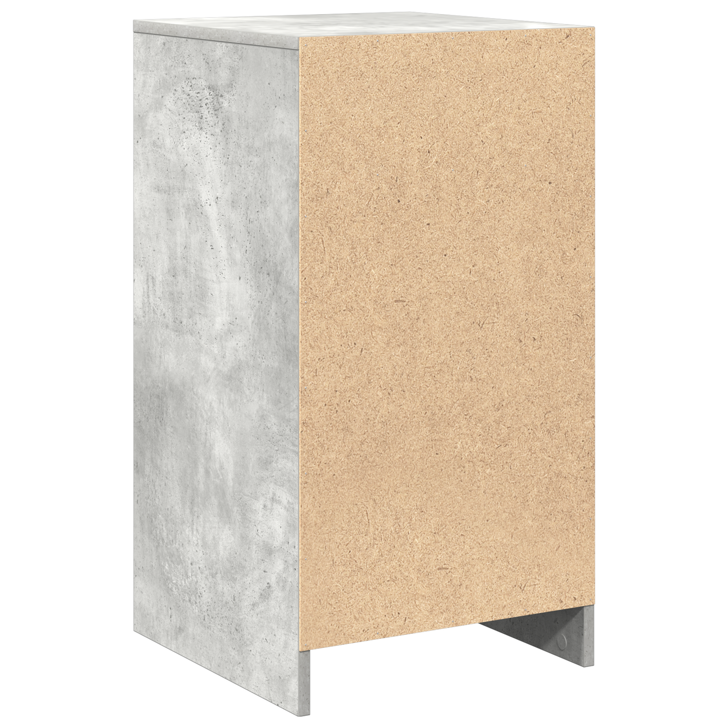 Sideboard Med Skuffe Betongrå 40 X 40.5 X 75 Cm Konstrueret Træ