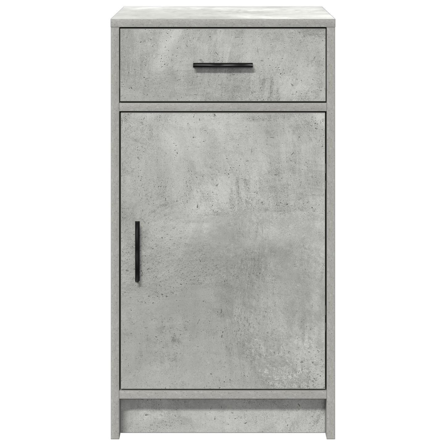 Sideboard Med Skuffe Betongrå 40 X 40.5 X 75 Cm Konstrueret Træ