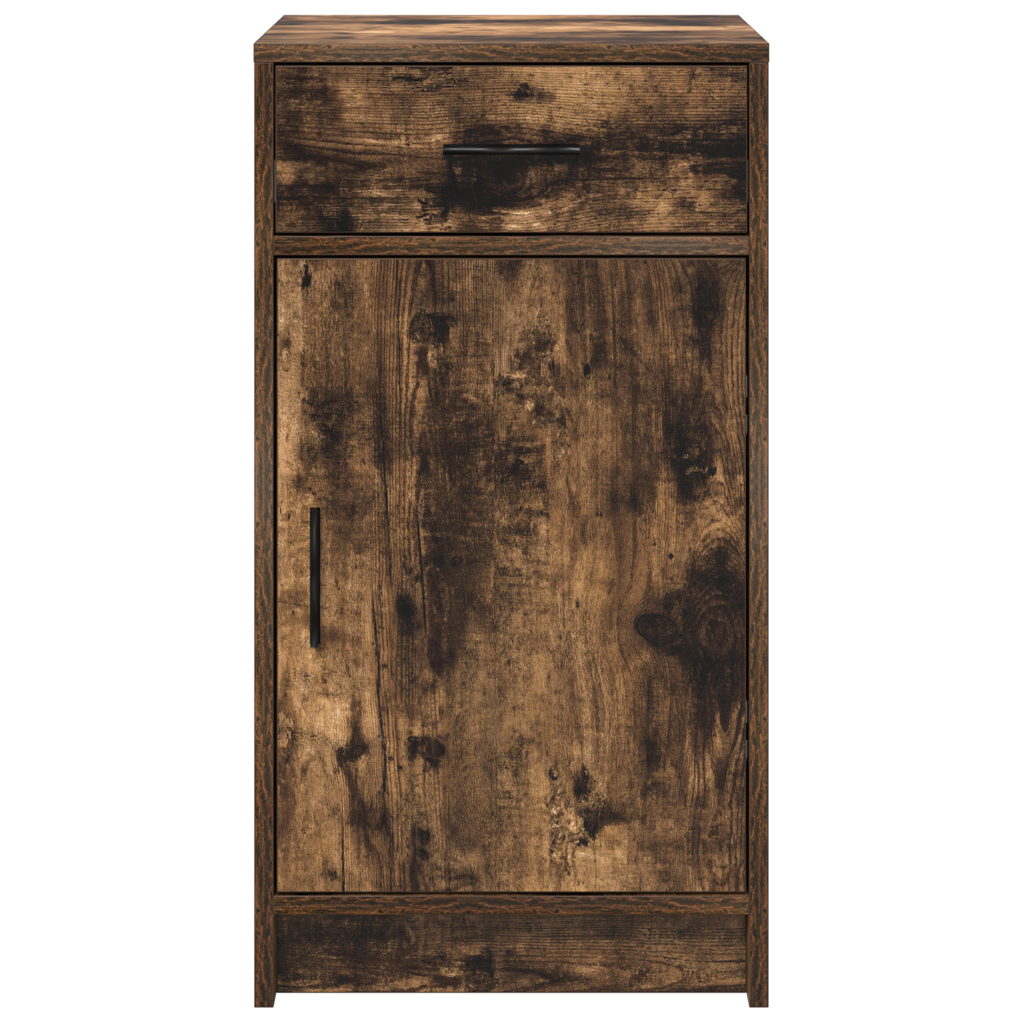 Sideboard Med Skuffe Røget Eg 40 X 40.5 X 75 Cm Konstrueret Træ