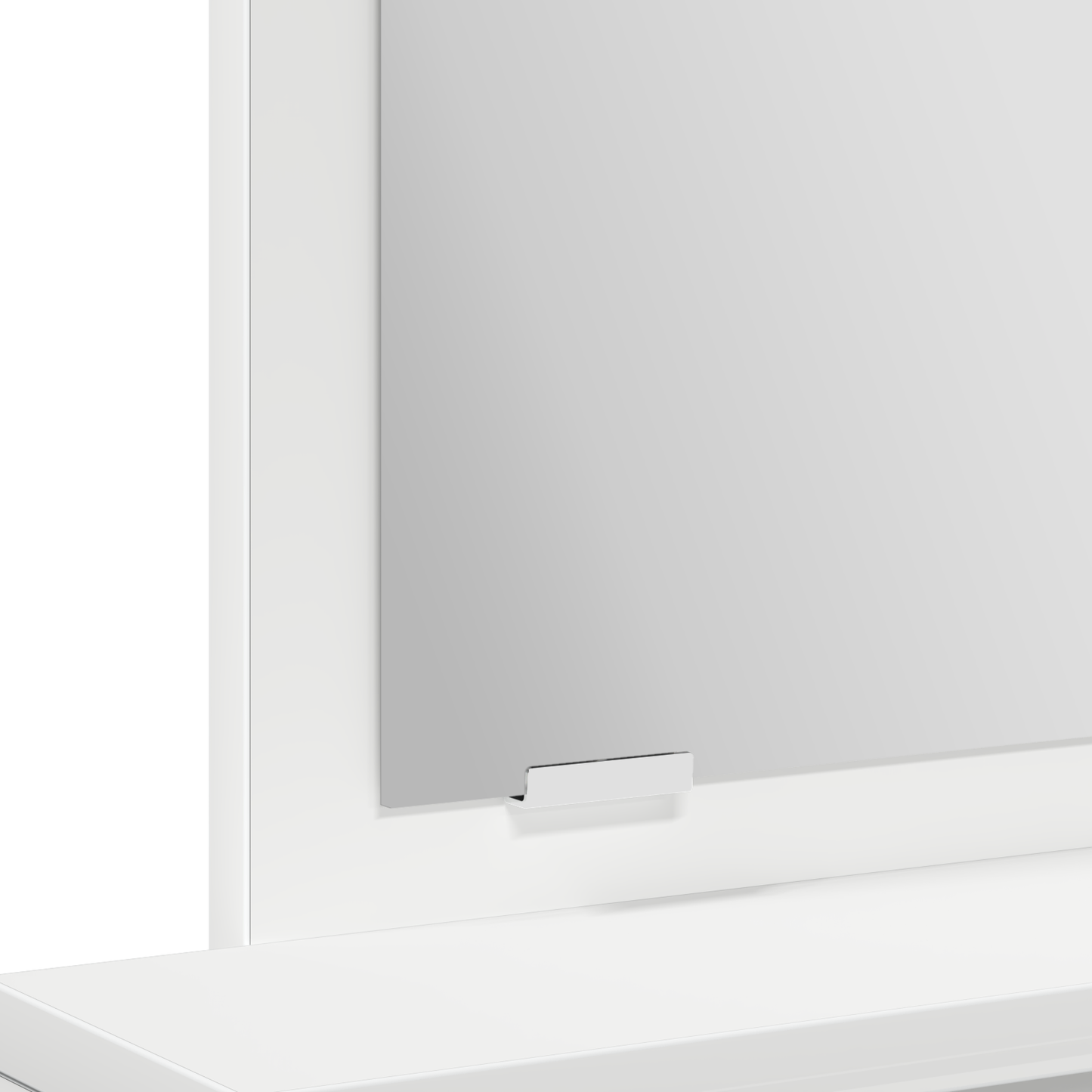 Make-Up Bord Med Skuffer - Hvid - 50X41X140 Cm