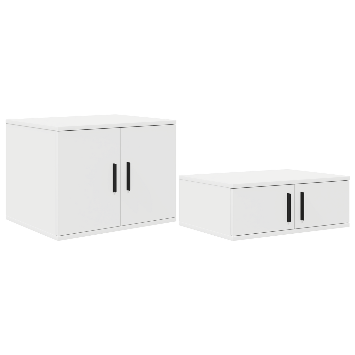 Opbevaringsskab Hvid 118X41X40 Cm Lavet Af Træ
