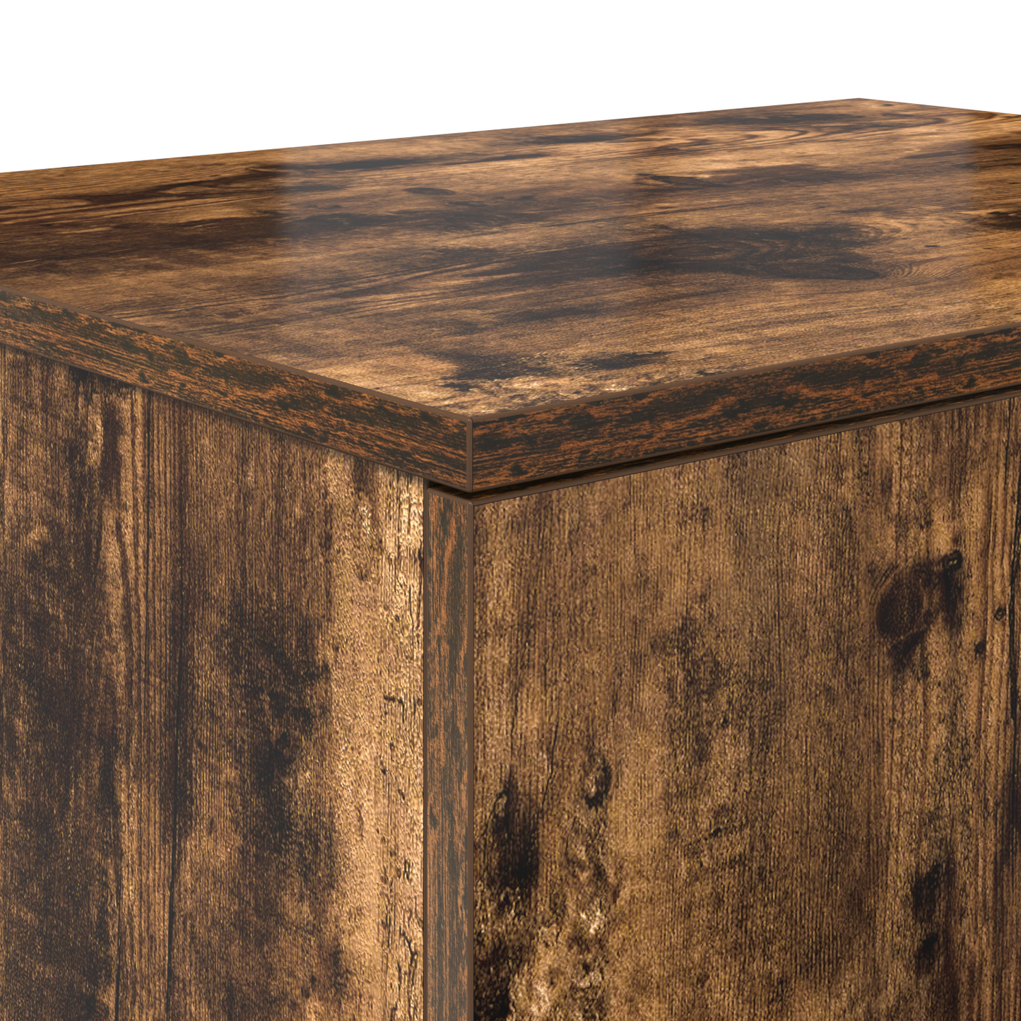 Opbevaringsskab Røget Eg 118X41X40 Cm Teknisk Træ