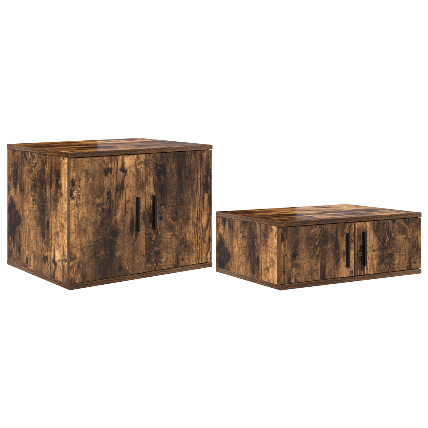 Opbevaringsskab Røget Eg 118X41X40 Cm Teknisk Træ