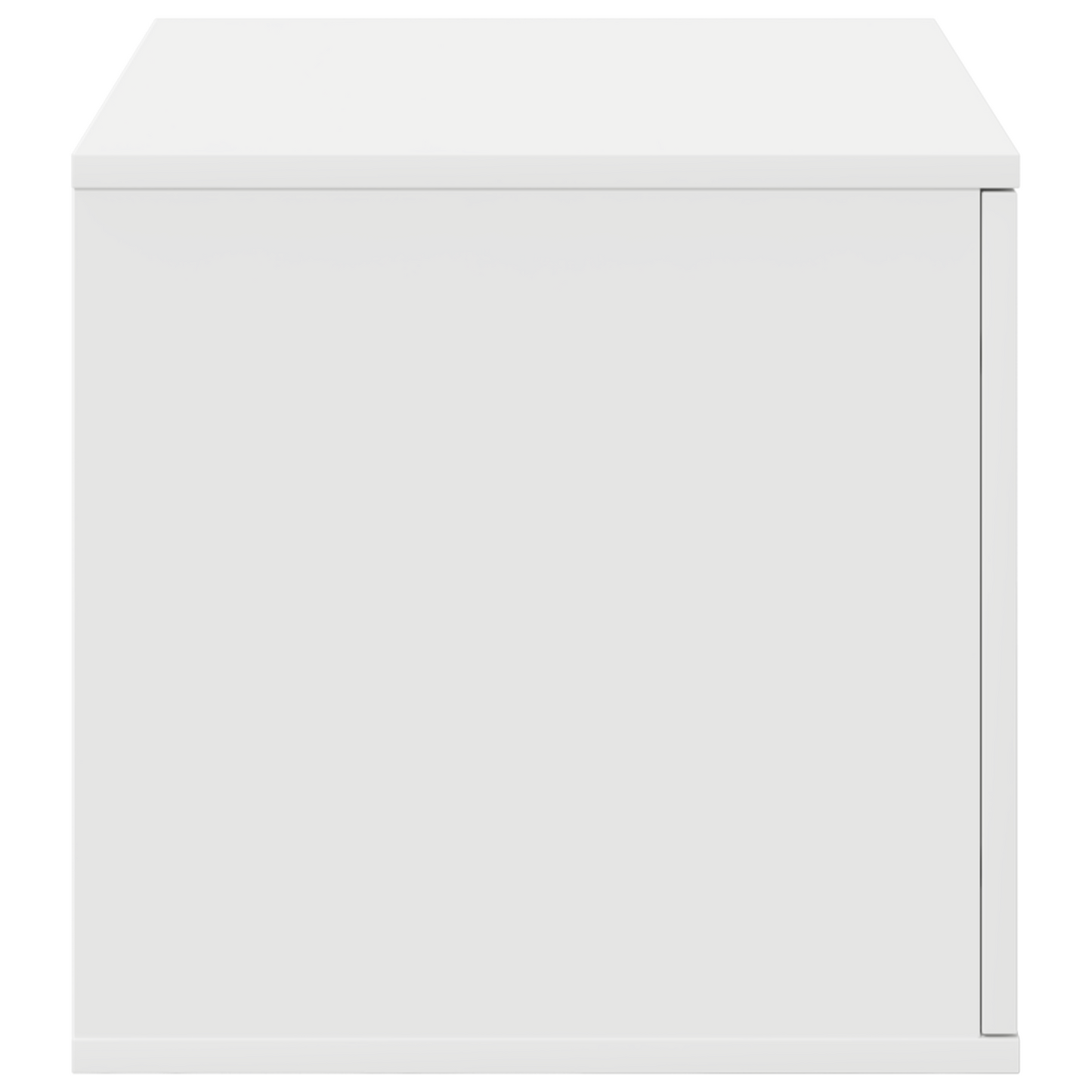 Opbevaringsskab Hvid 108X41X40 Cm Bølgeplade